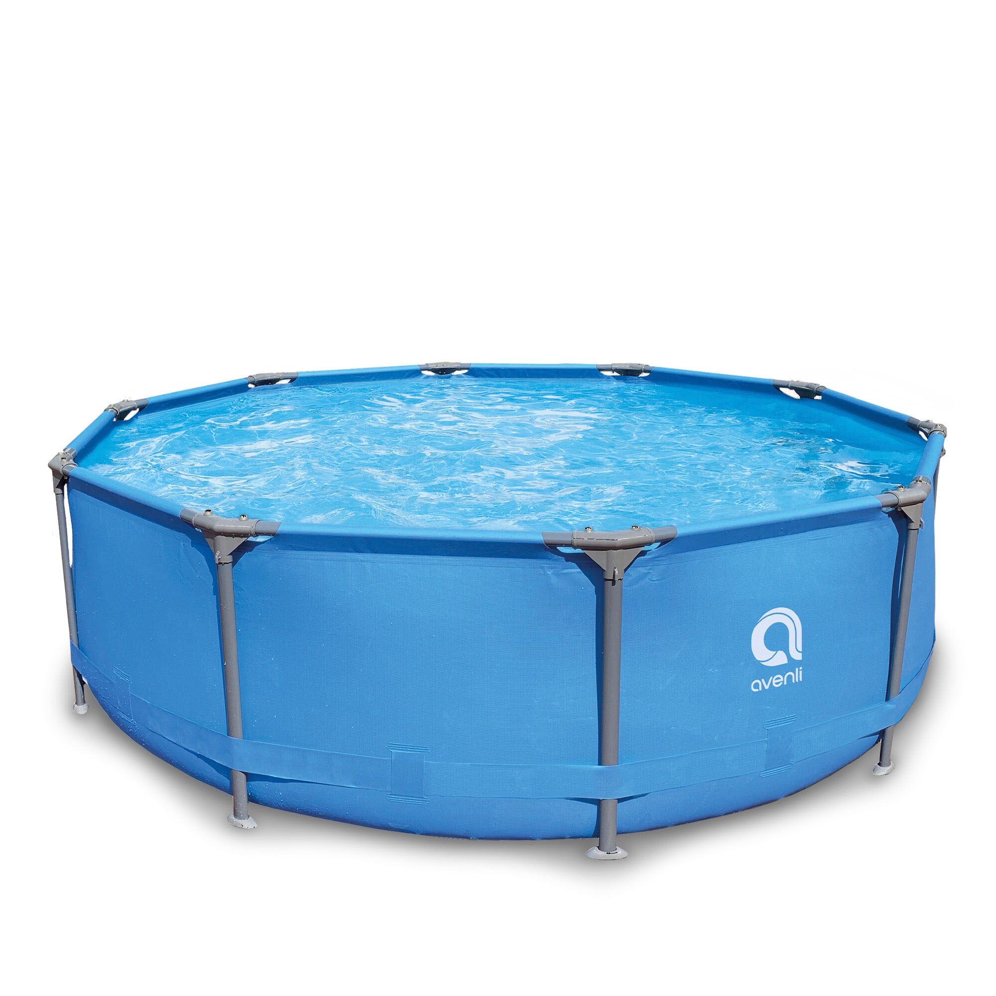 JLeisure 246793 10-ft x 10-ft x 30-in Metal Frame Round Above-Ground Pool with Filter Pump