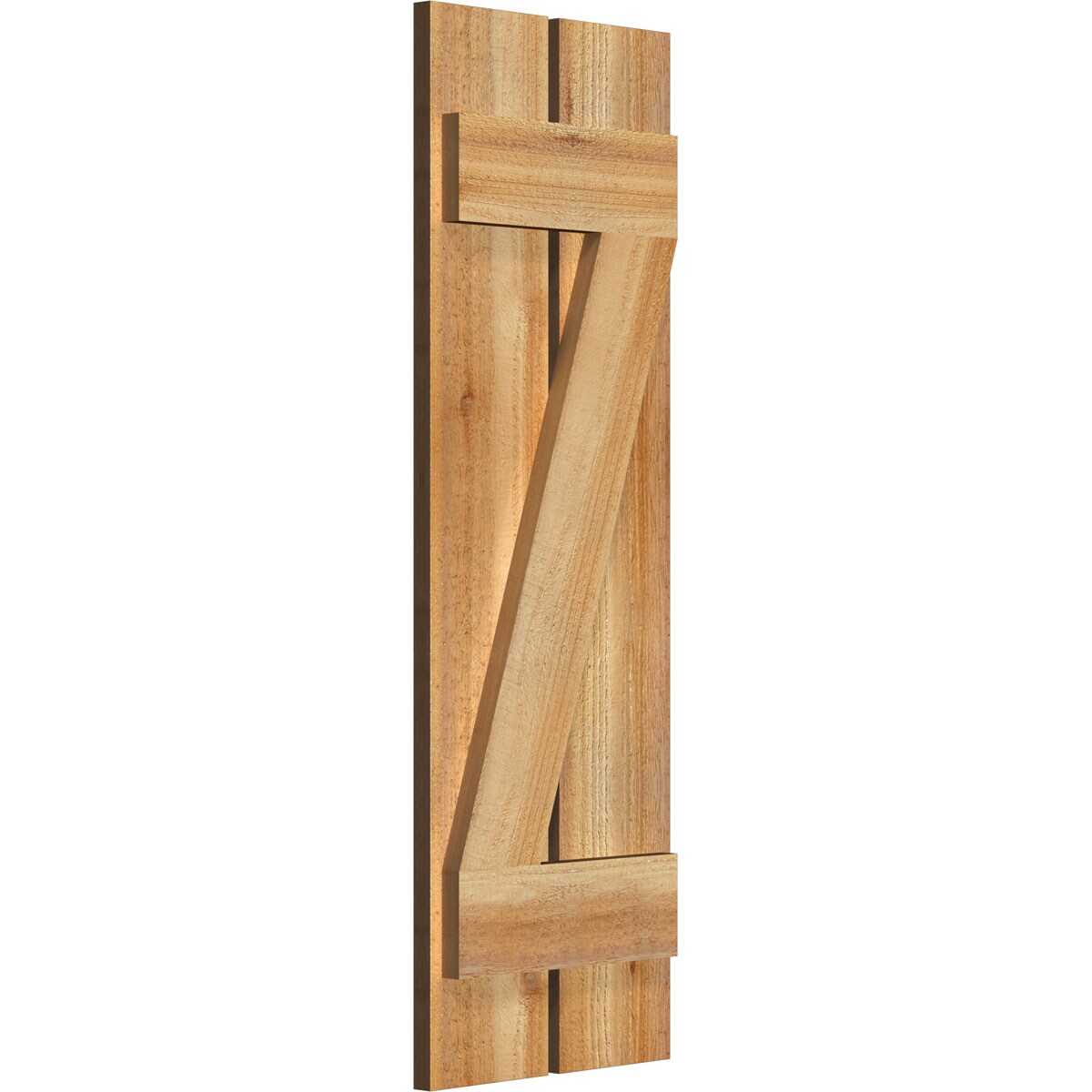 Ekena Millwork RBS06Z11X034RWR Exterior-Shutters - View #2