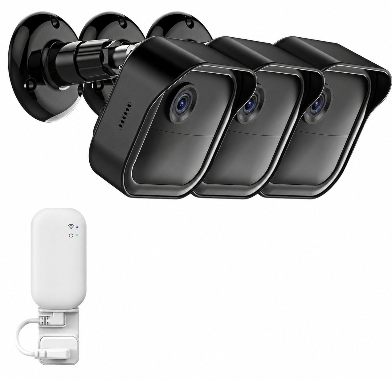 AOIZGMY  Outdoor Camera Mount 3 pack Weatherproof Protective Housing with 360 Degree Adjustable Mount for Outdoor 4th and 3rd Generation Home