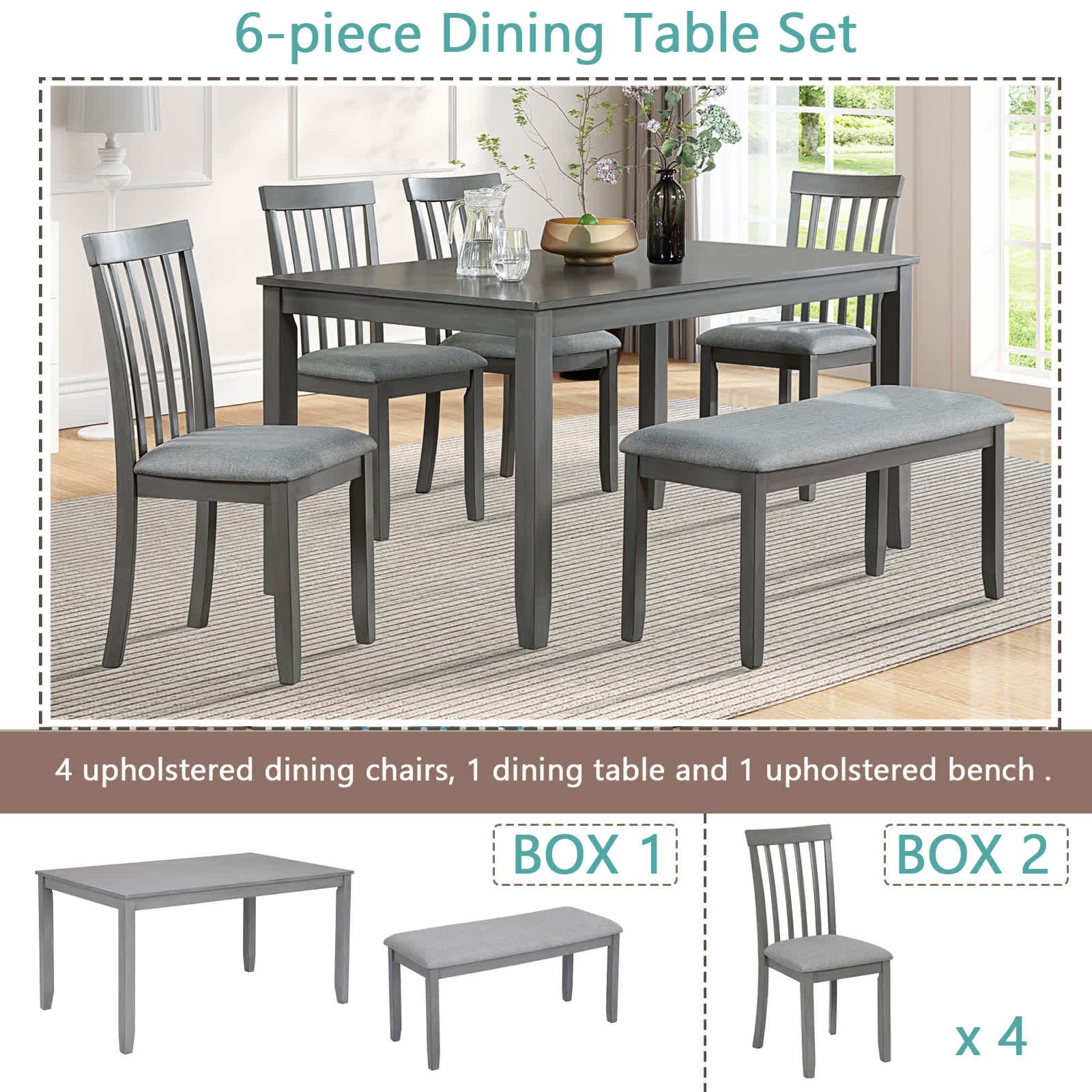 Vynxaria LESX1265-DJCZ-TZ008 Dining-Sets - View #8