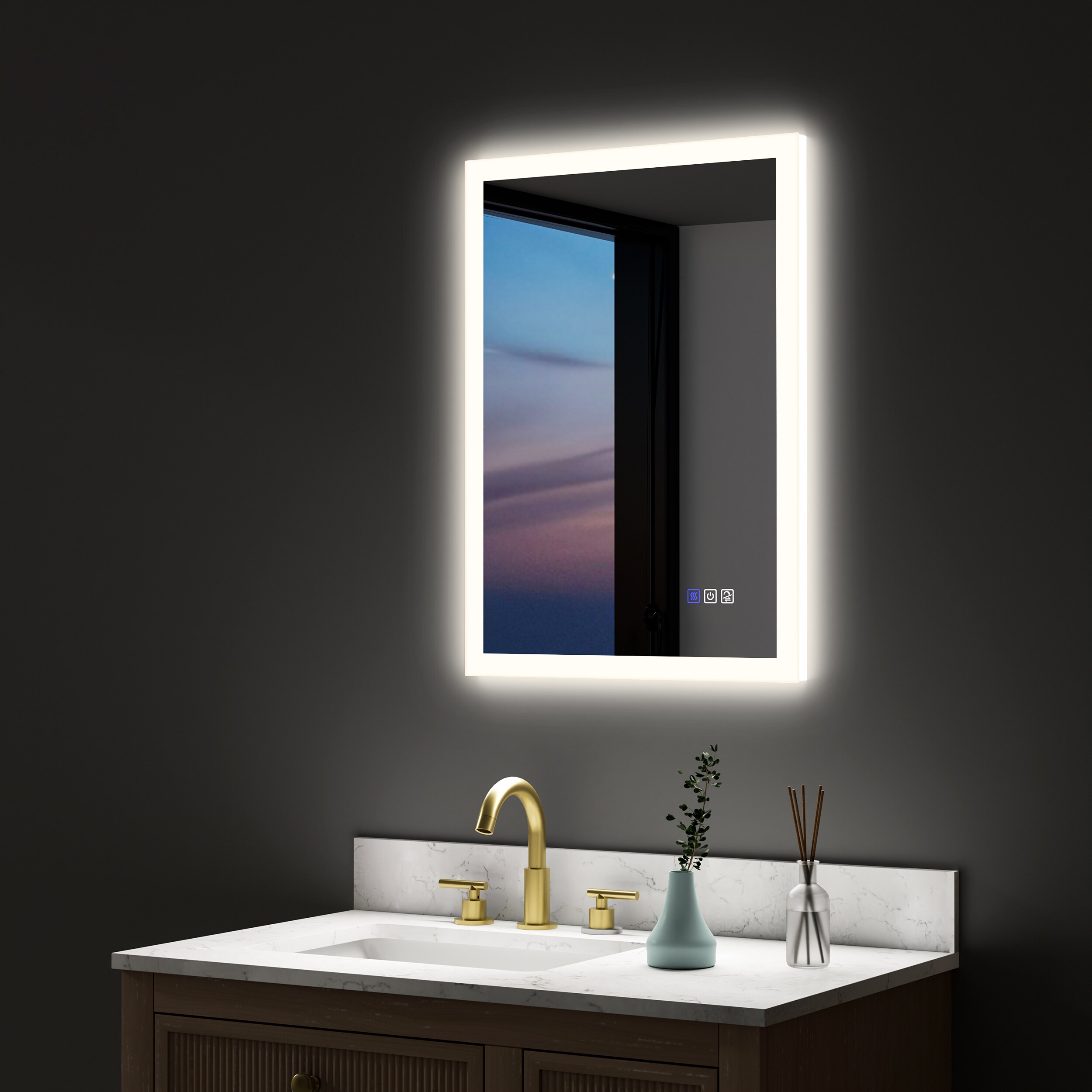 Forclover HYFE-8039CA Framed-Bath-Mirrors - View #6
