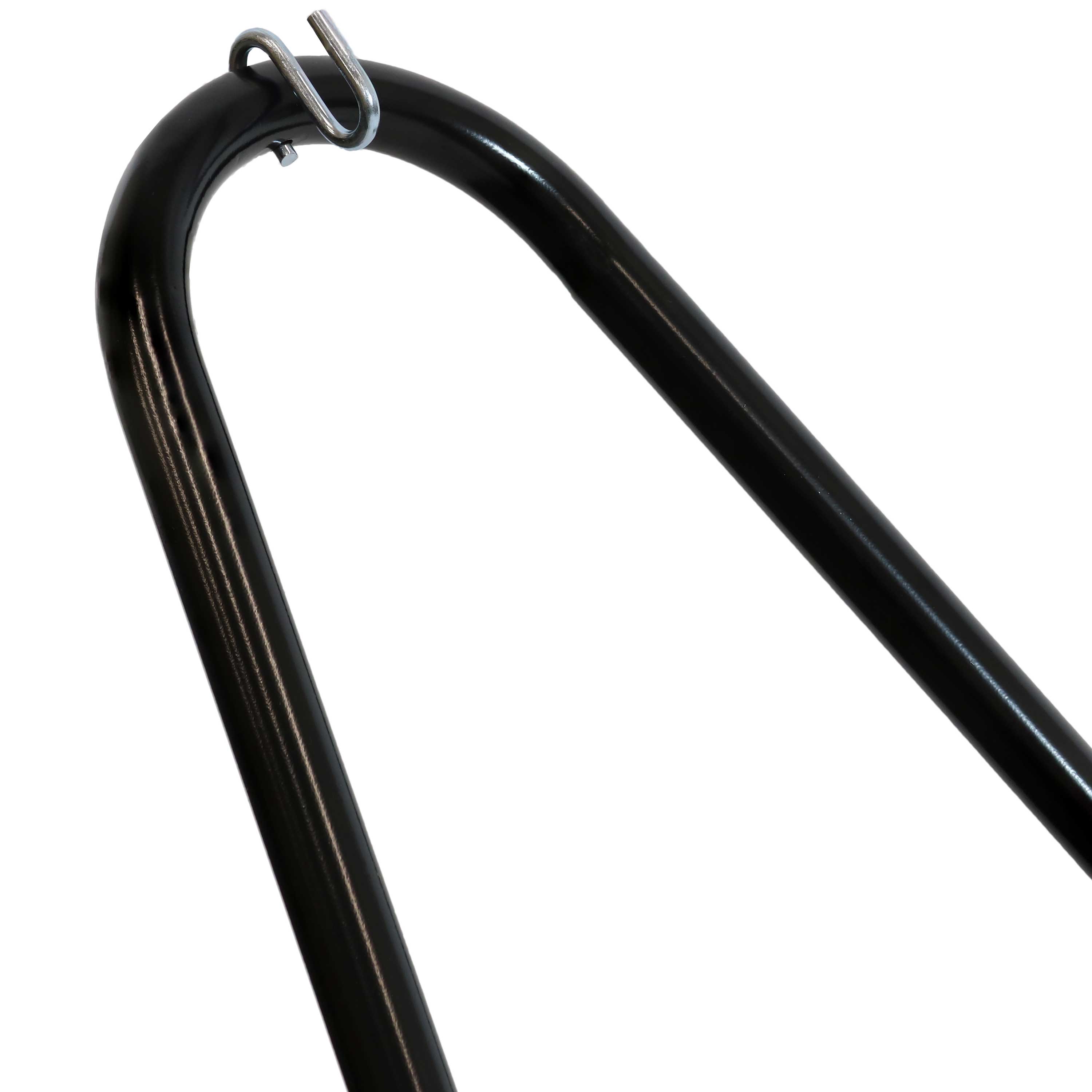 Black Heavy-Duty Steel Portable Hammock Stand, 10' Capacity