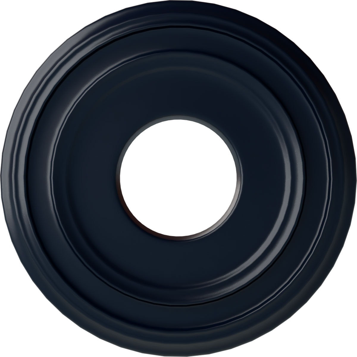 Ekena Millwork CM12CLMDF Classic 12.375-in W x 12.375-in L Painted Midnight Dream Polyurethane Whole Ceiling Medallion