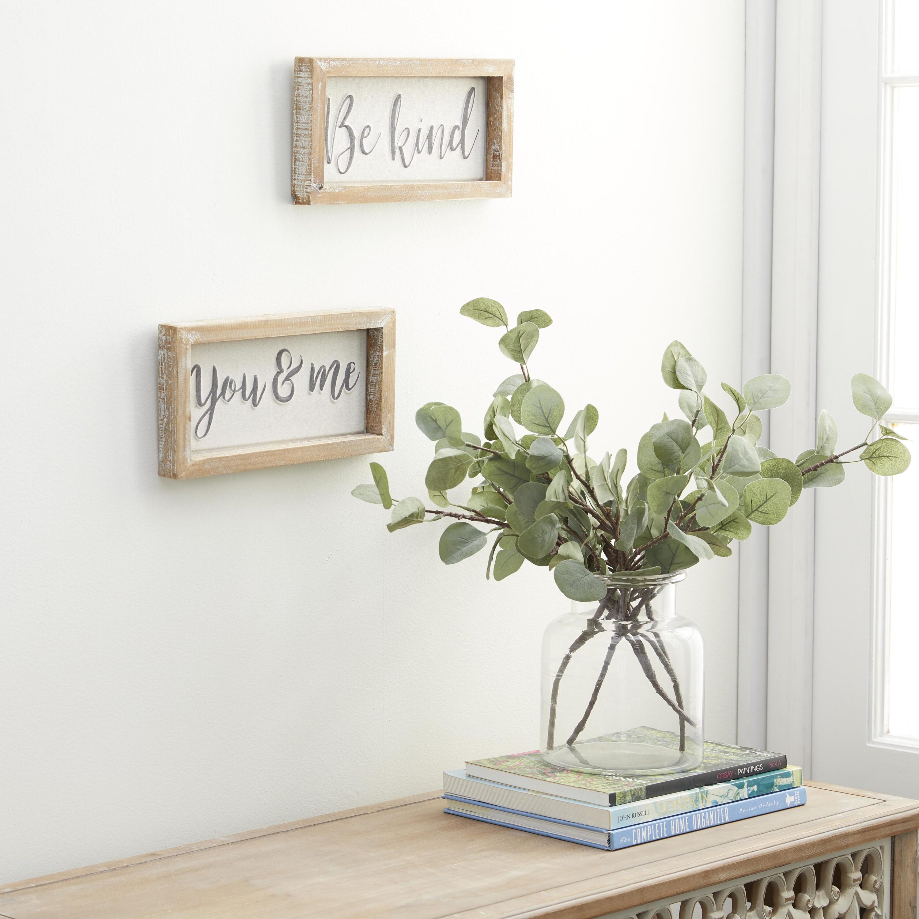 Grayson Lane 61466 12-Inches W x 25-Inches H Wood Sign Abstract Wall accent