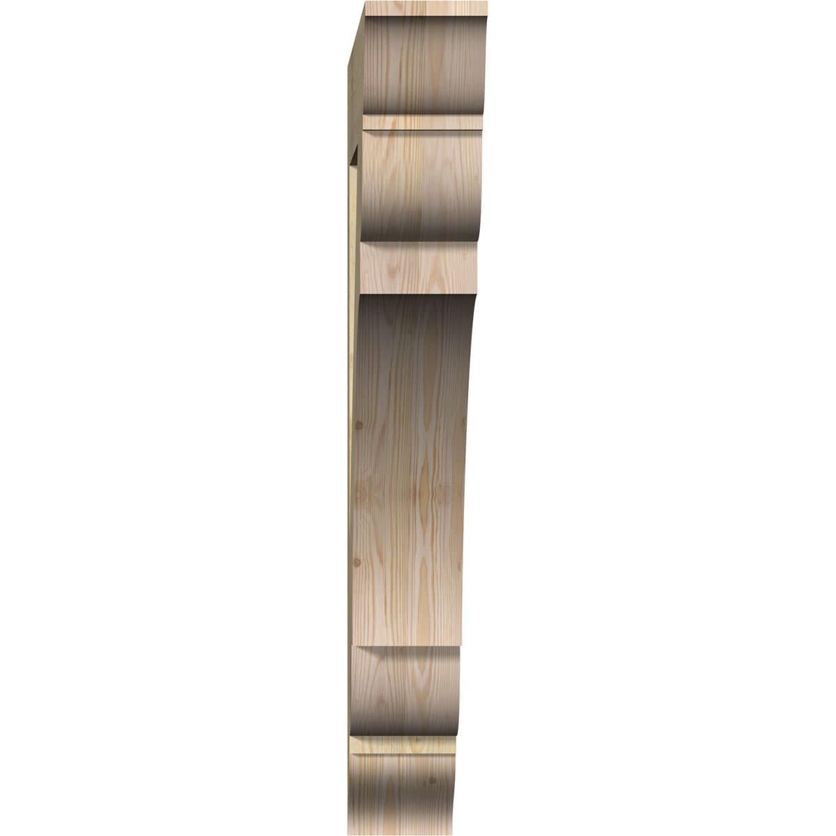 Ekena Millwork BKT06X44X44OLY01RDF Exterior-Brackets-Braces - View #2
