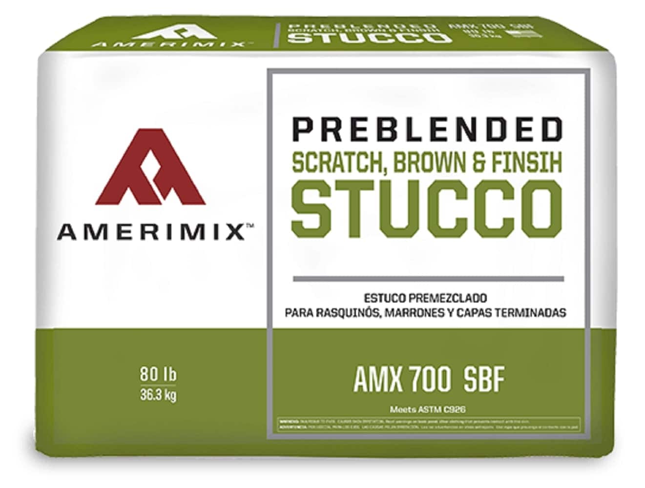 Amerimix 80-lb Stucco Mix in the Concrete, Cement & Stucco Mixes department  at