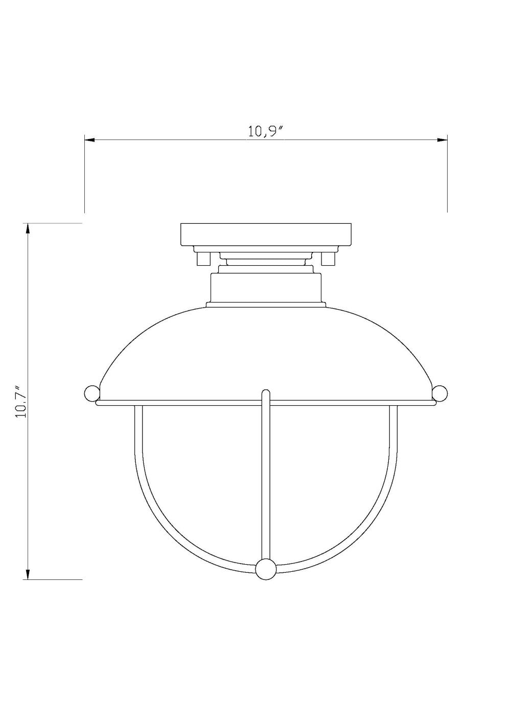 Z-Lite 590F-BK flushmounts - View #6