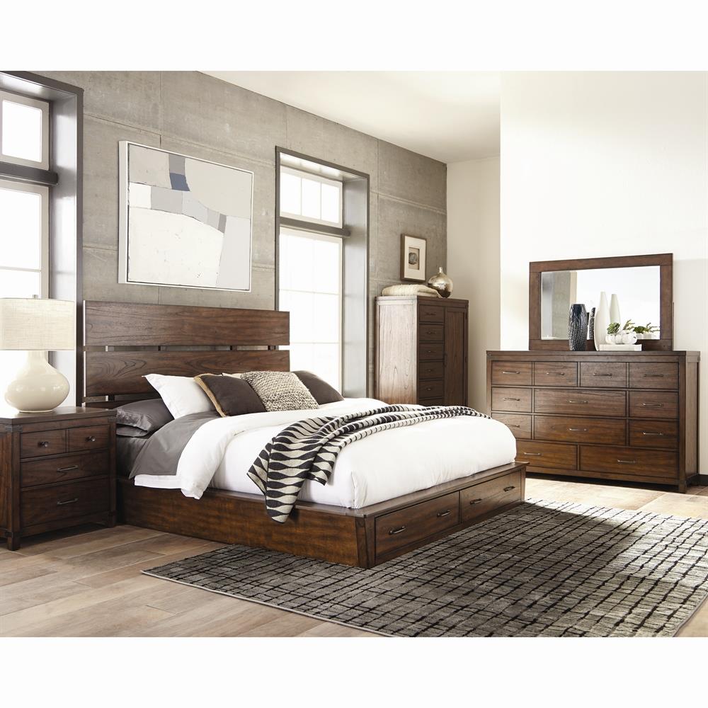 Scott Living Artesia Dark Cocoa California King Bedroom Set In The