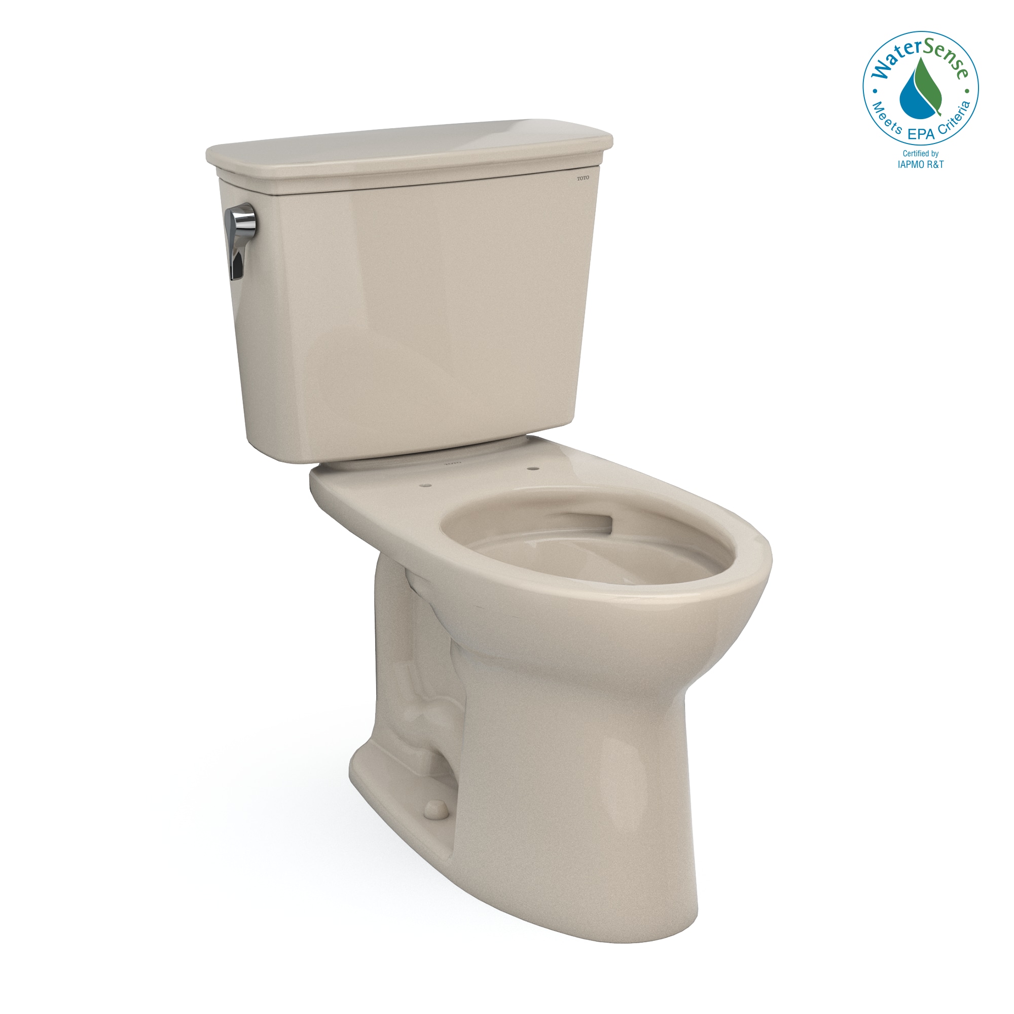 TOTO CST786CEG-03 Drake Bone Single Elongated Standard height 2-piece Toilet 12-in Rough-In WaterSense 1.28 GPF