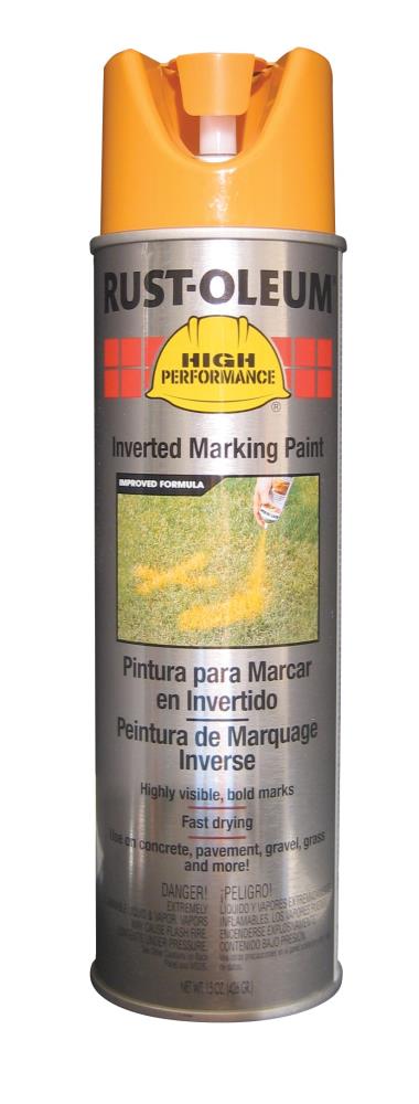 Rust-Oleum V2345838 High Performance Marking Matte Caution Yellow (NET WT. 15-oz