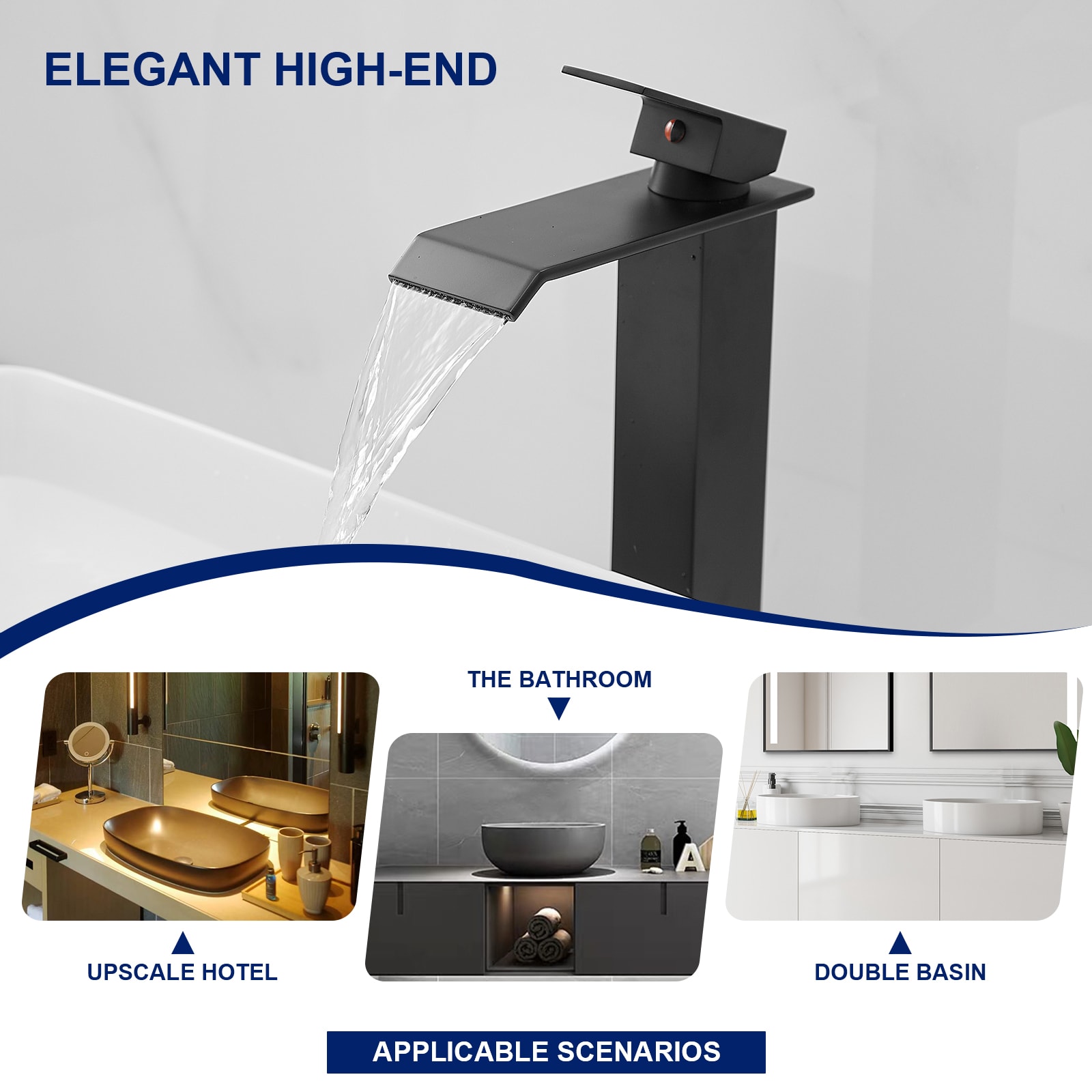 BWE A-96004H-BLACK Lavatory-Faucets - View #6