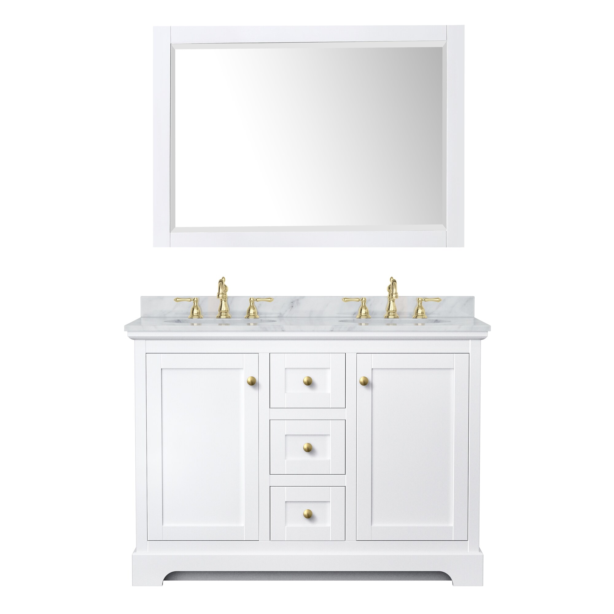 Wyndham Collection WCV232348DWGCMUNOM46 Bath-Vanity-Combo - View #2