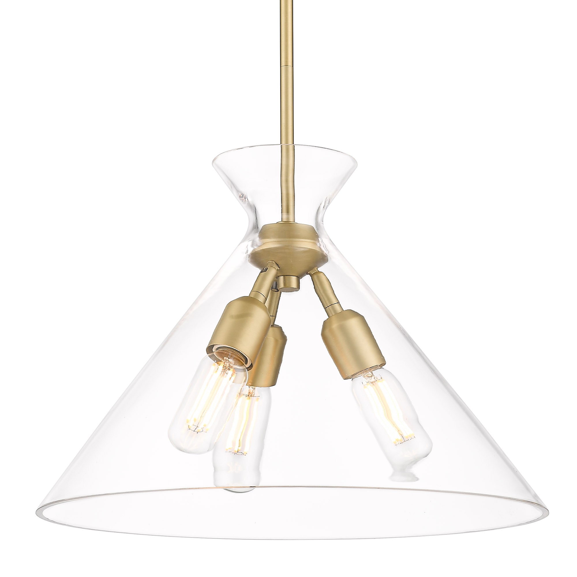 Golden Lighting 0511-3P BCB-CLR Pendant-Lights - View #4
