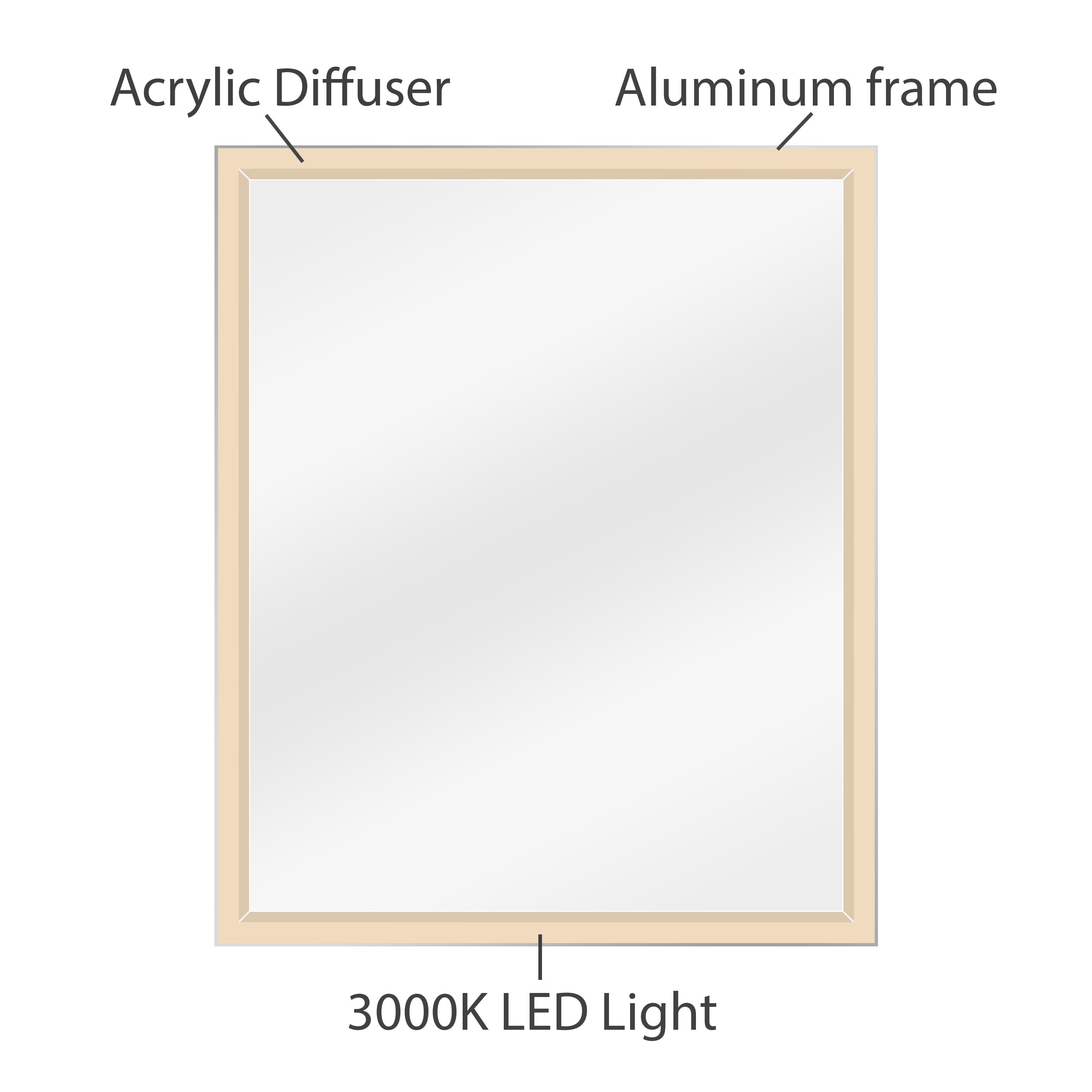 Dyconn Faucet M18AT3036 Framed-Bath-Mirrors - View #5