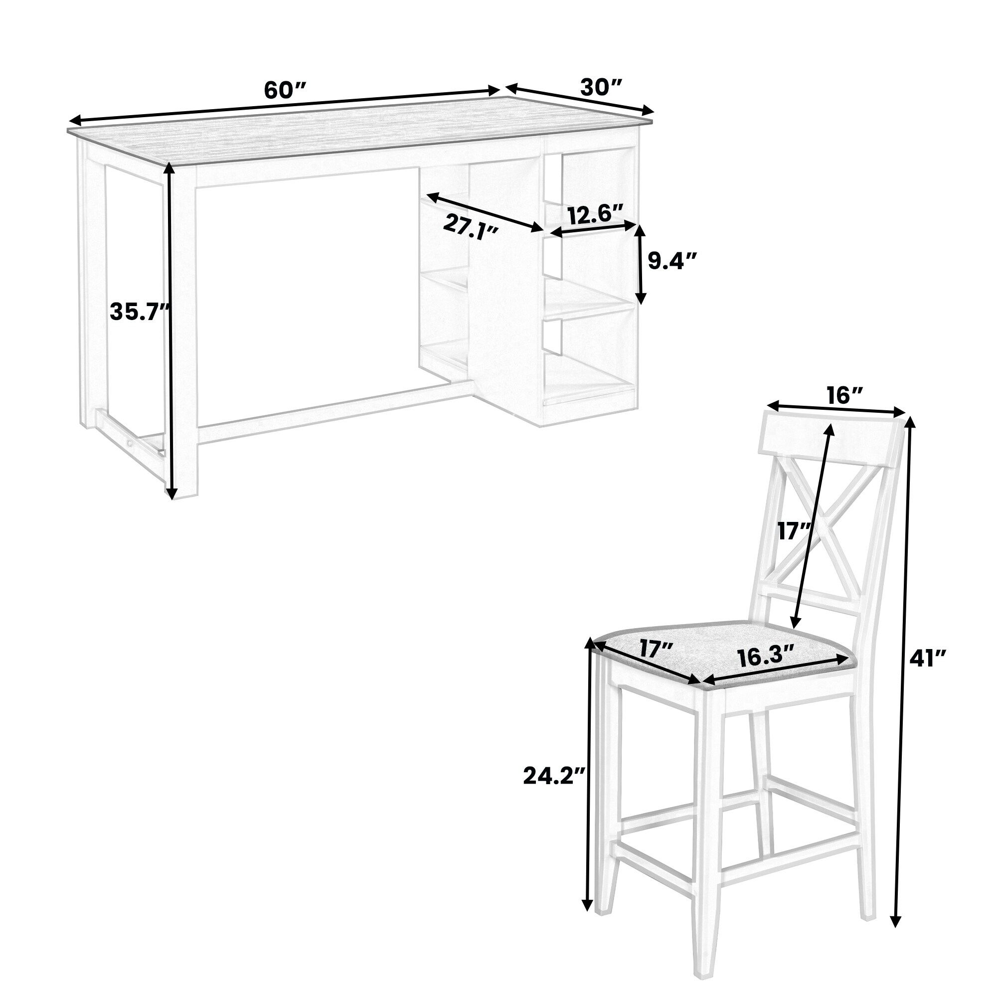 Mondawe MO-TP0141K Dining-Sets - View #7