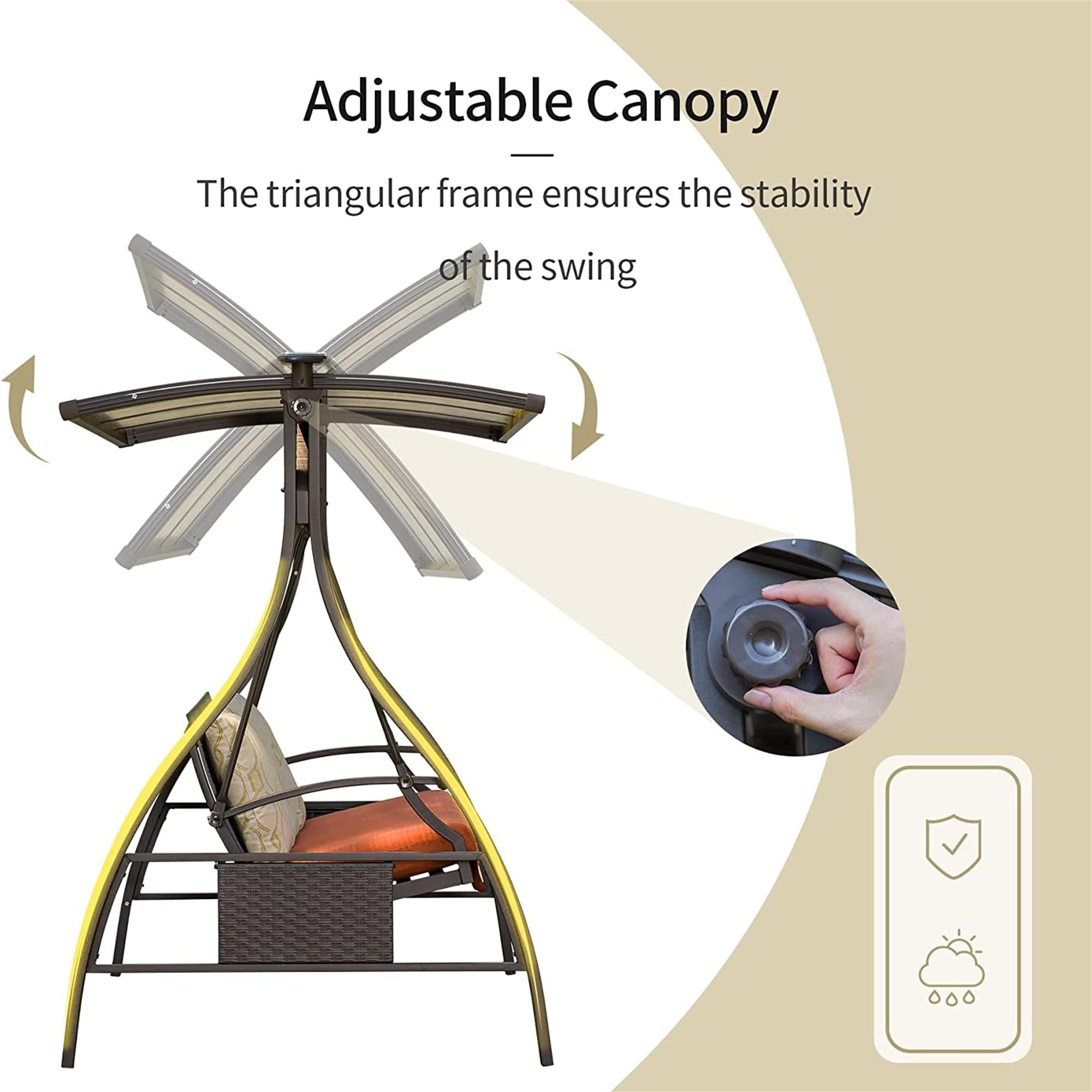 Bayfeve BFG-FG605A Swing-Gliders - View #4