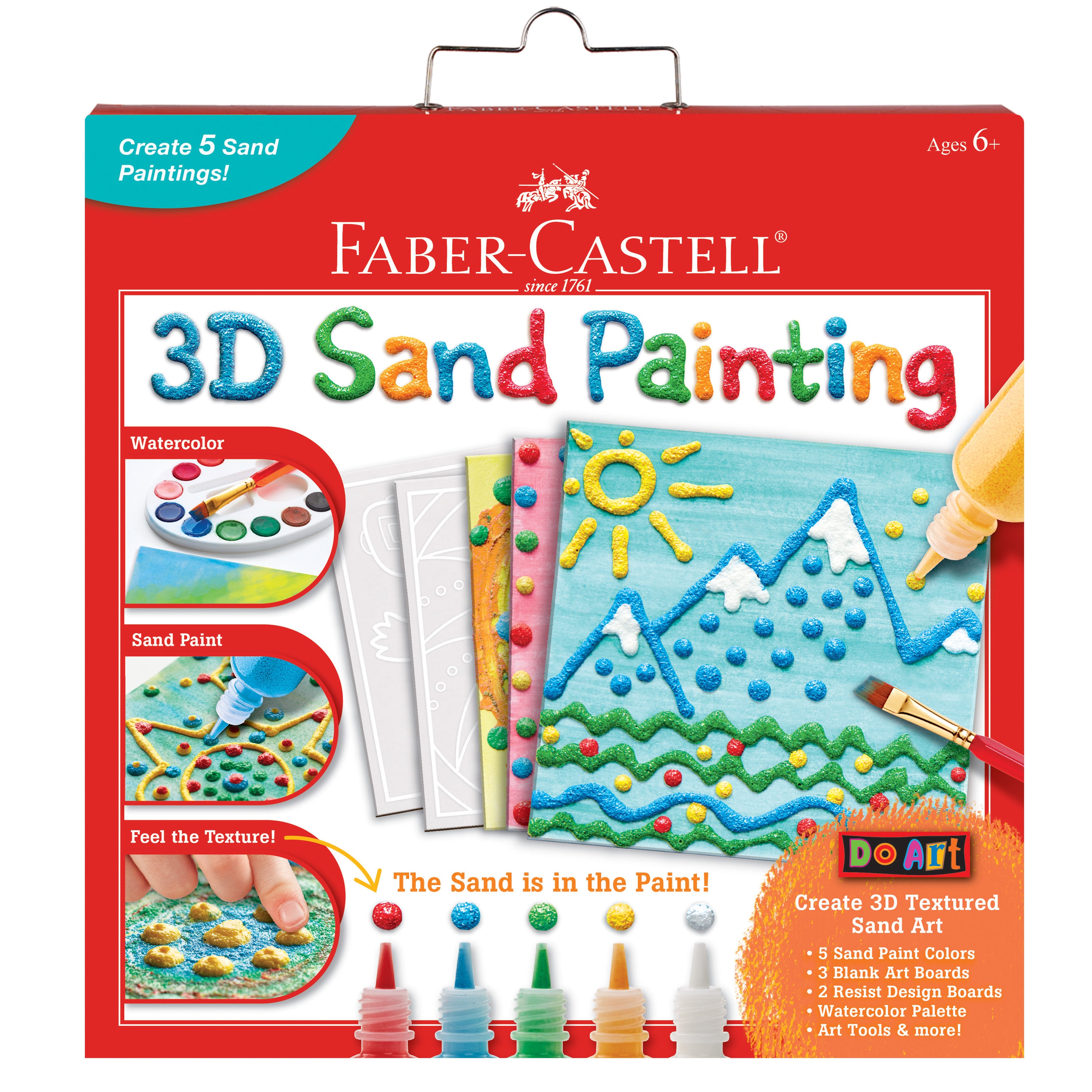 Faber-Castell Do Art Watercolor Pencil Art Kit- Pine Wood- Adult Size- 10  Watercolor EcoPencils- Instruction Booklet