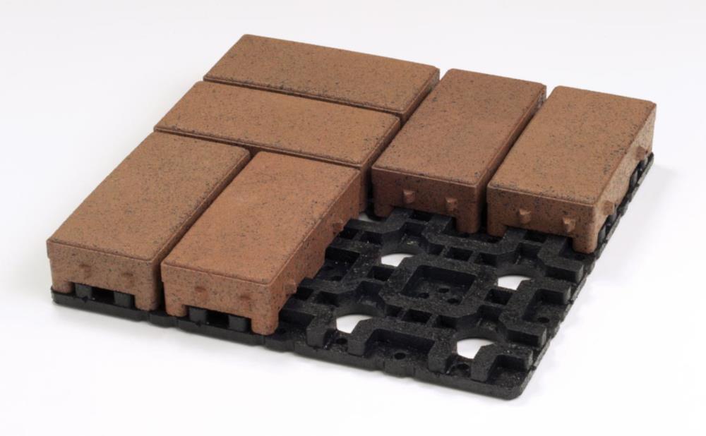 AZEK K088-002 4-in L x 8-in W x 1.75-in H Boardwalk Composite Interlocking Paver
