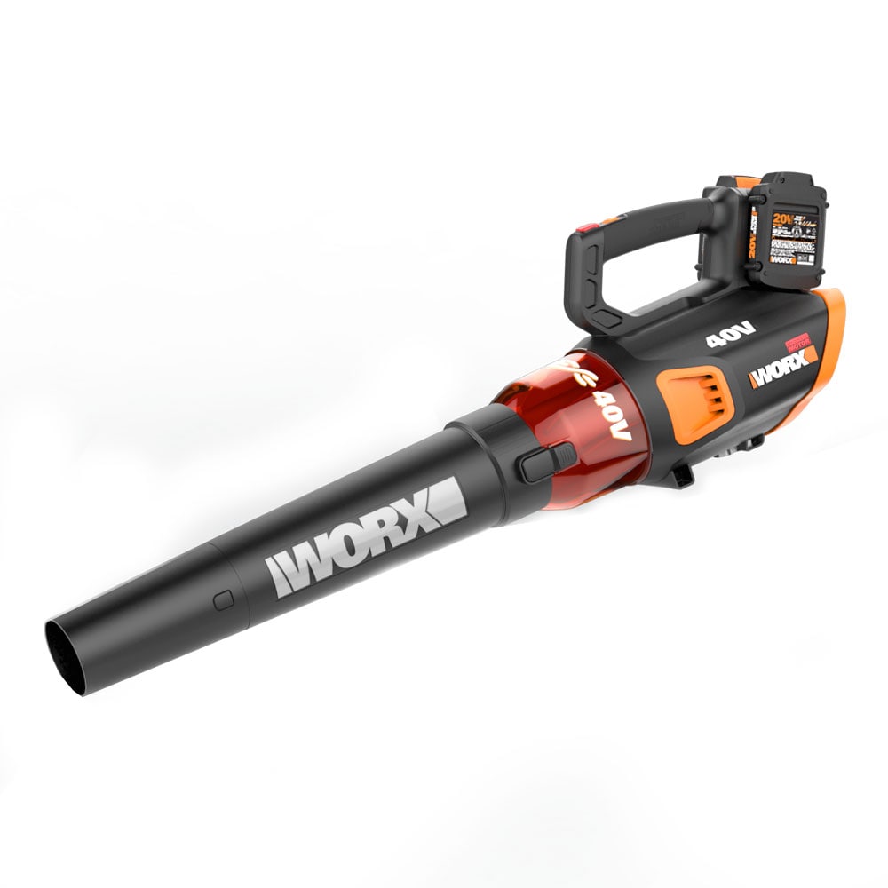  BLACK+DECKER 40V Cordless Leaf Blower Kit, 120 mph Air Speed,  6-Speed Dial, Built-In Scraper, With Collection Bag, Battery and Charger  Included (LSWV36) : Patio, Lawn & Garden