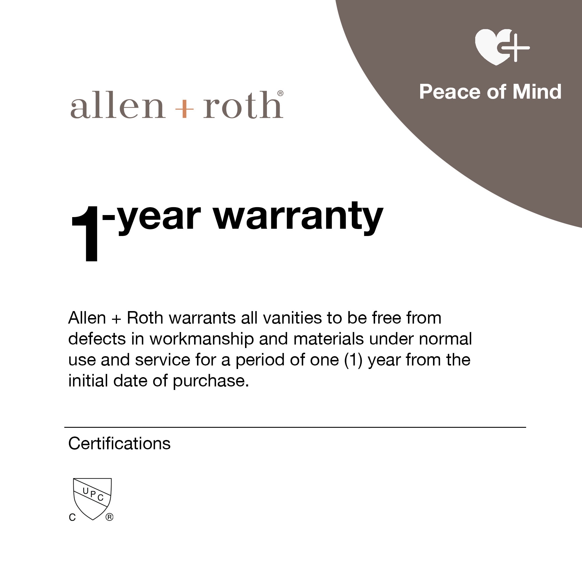 allen + roth RIAN 60WW Bath-Vanity-Combo - View #13