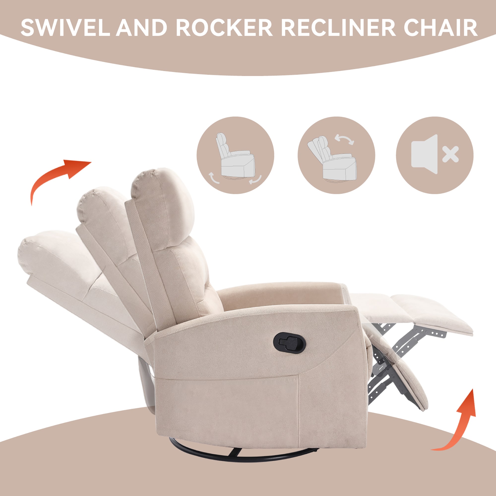 Sumyeg WF-MMER-004 BLACK recliners - View #5
