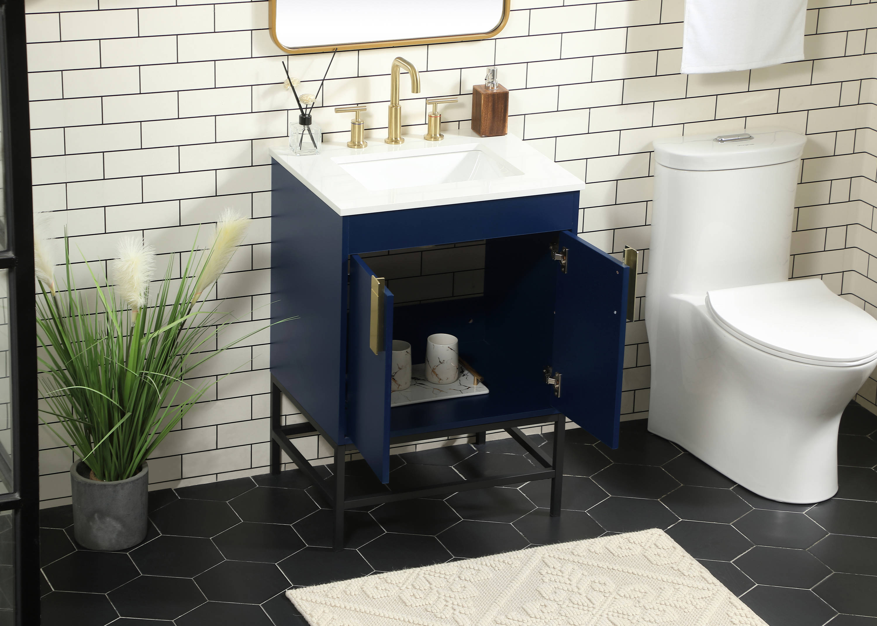 Elegant Decor HF146472MBL Bath-Vanity-Combo - View #4