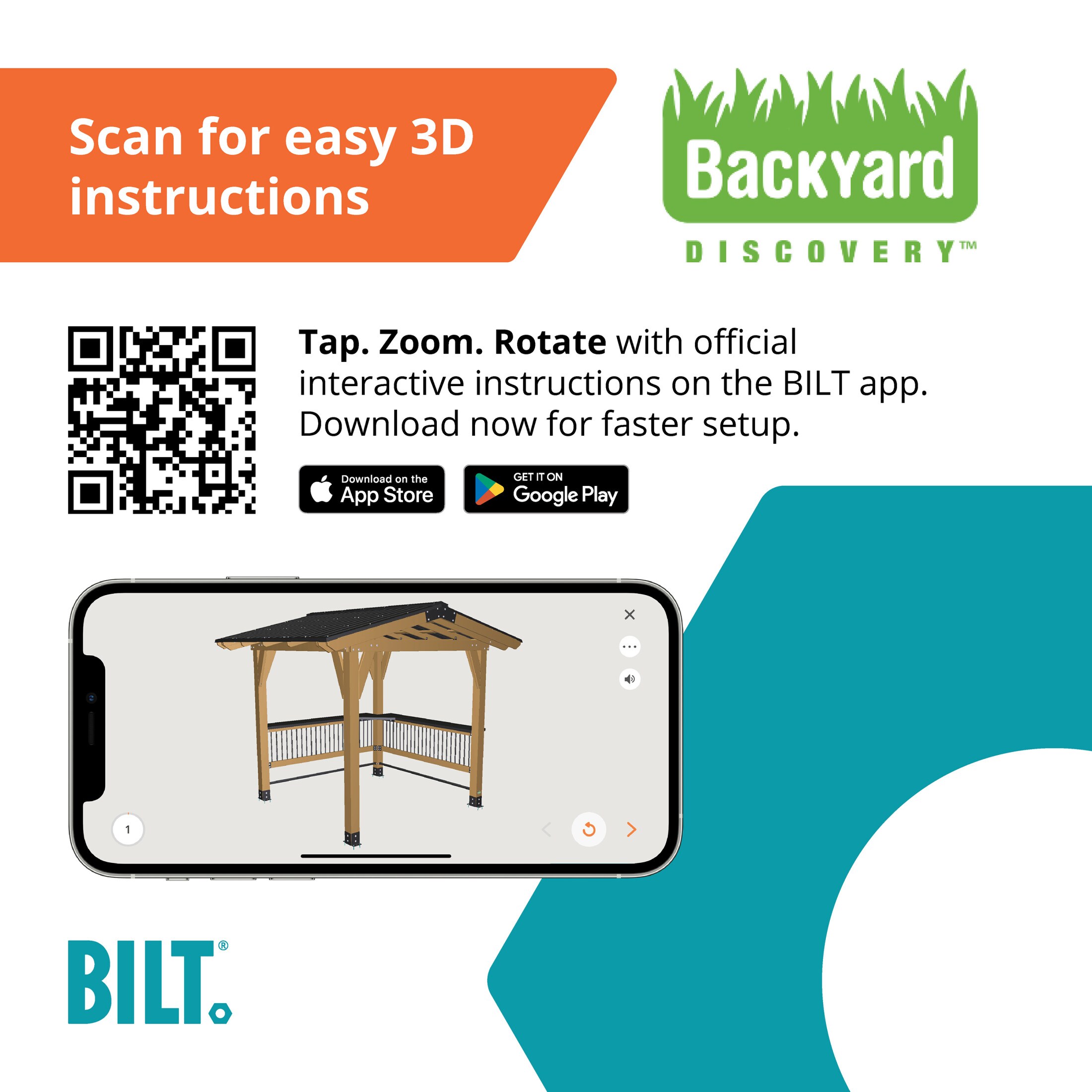 Backyard Discovery 2206090COM Wood-Resin-Gazebos - View #17