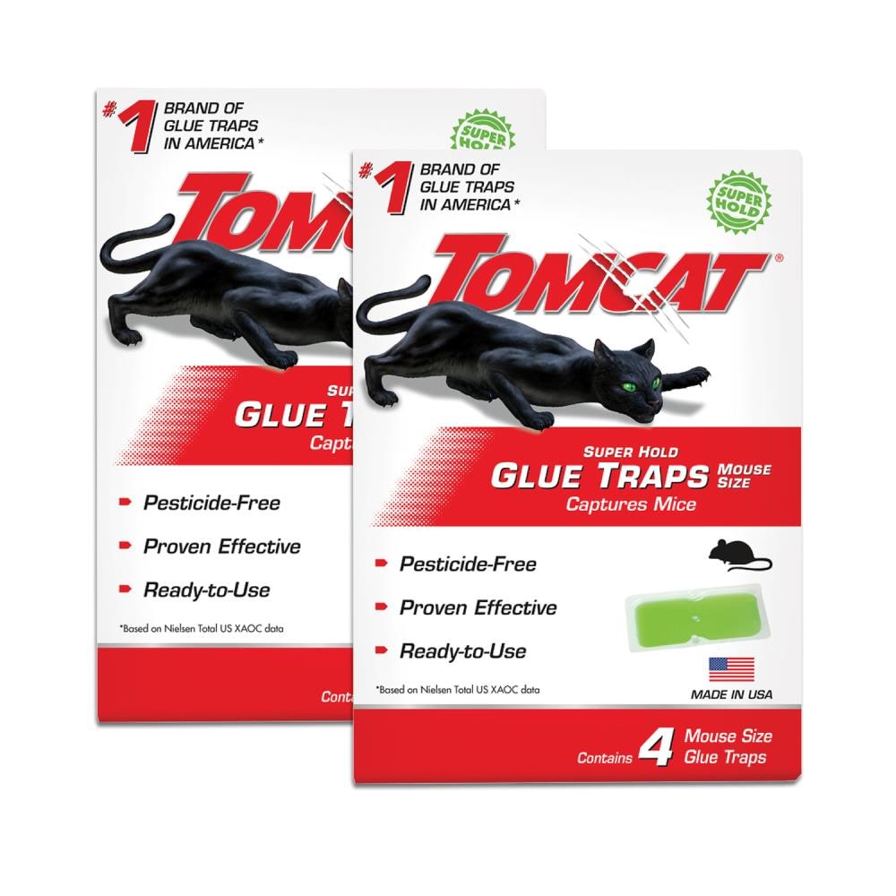 Tomcat  Mouse Glue Board  4 pk 