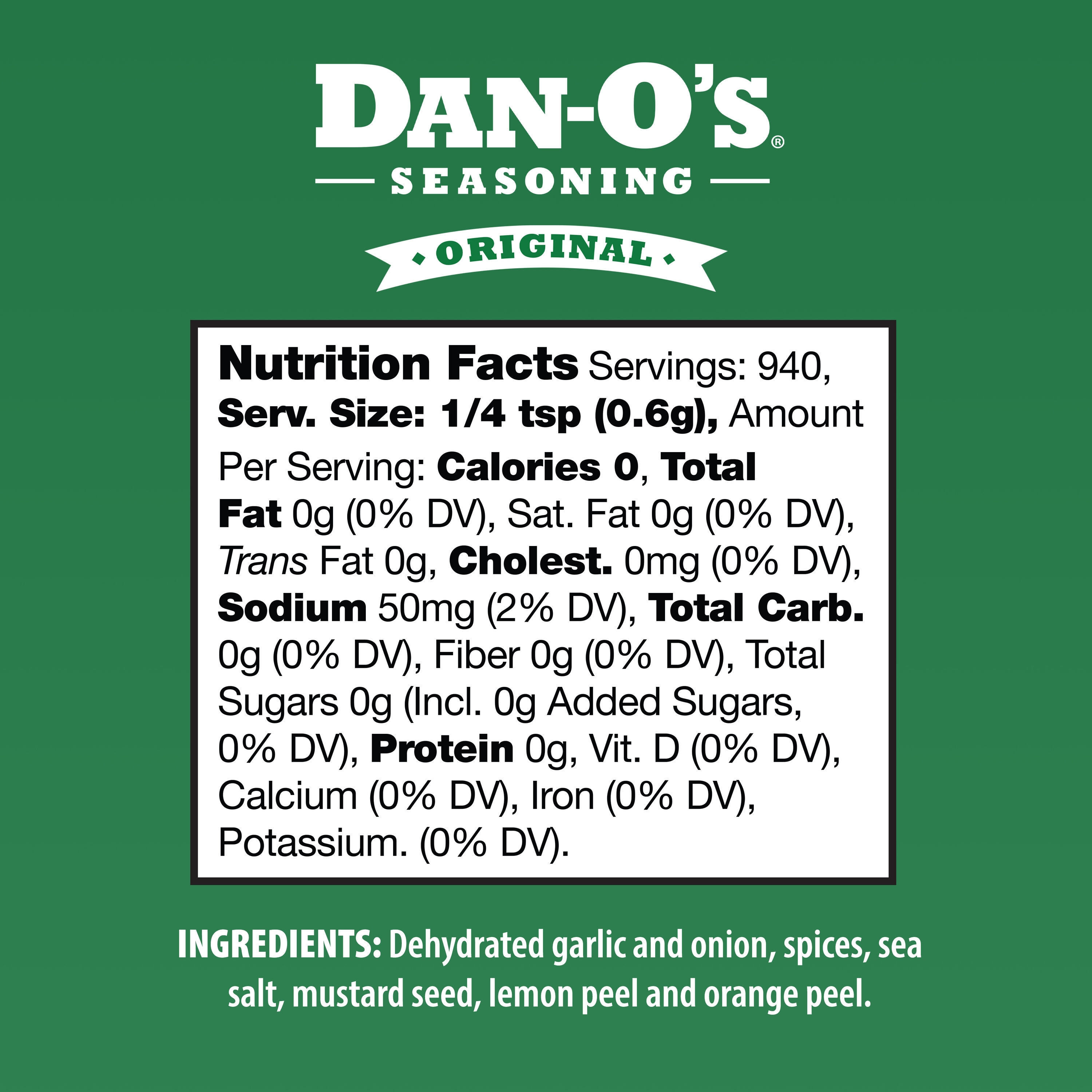 Dan-O's™ Original Seasoning, 20 oz - Harris Teeter