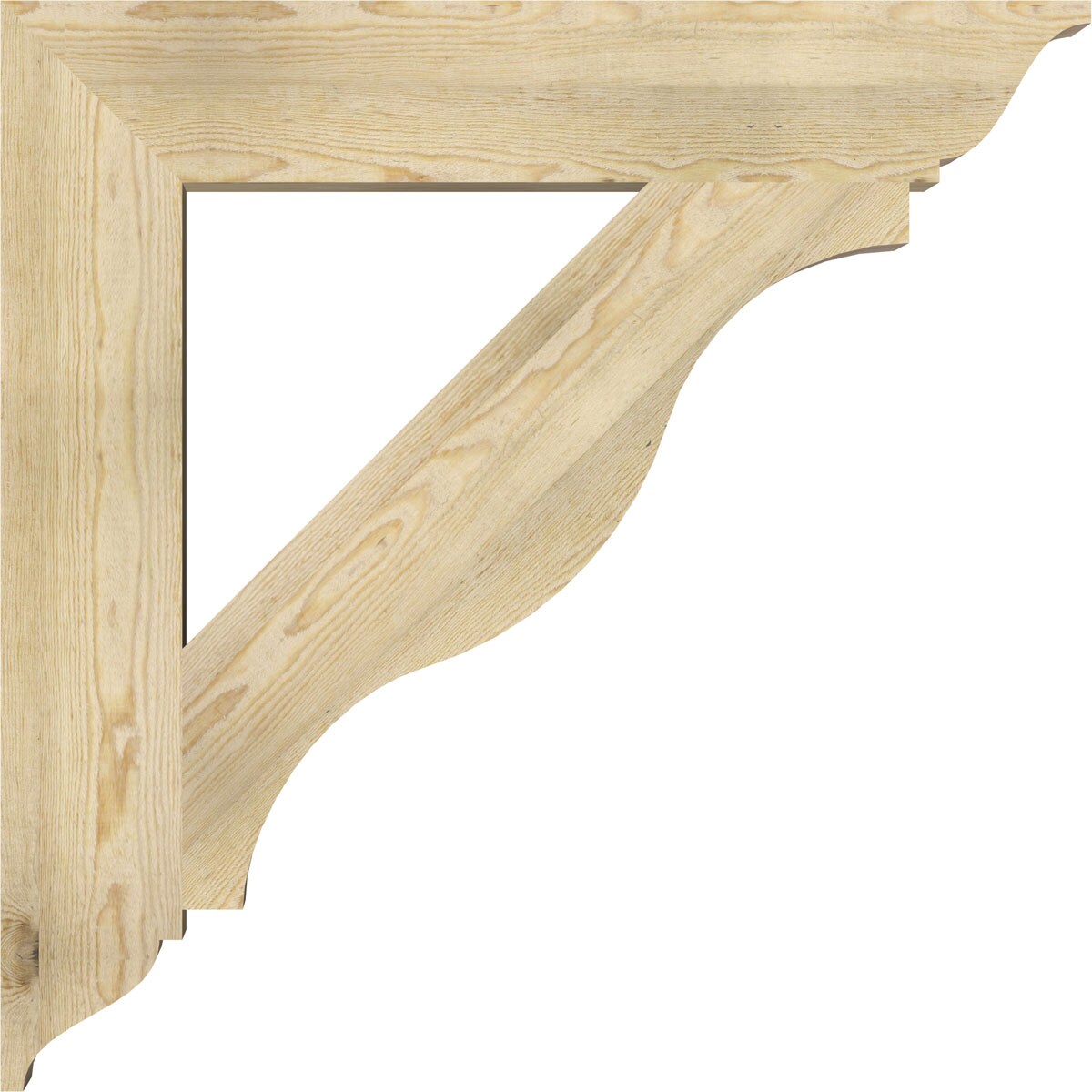 Ekena Millwork BKT06X36X36FST01RDF Exterior-Brackets-Braces - View #3