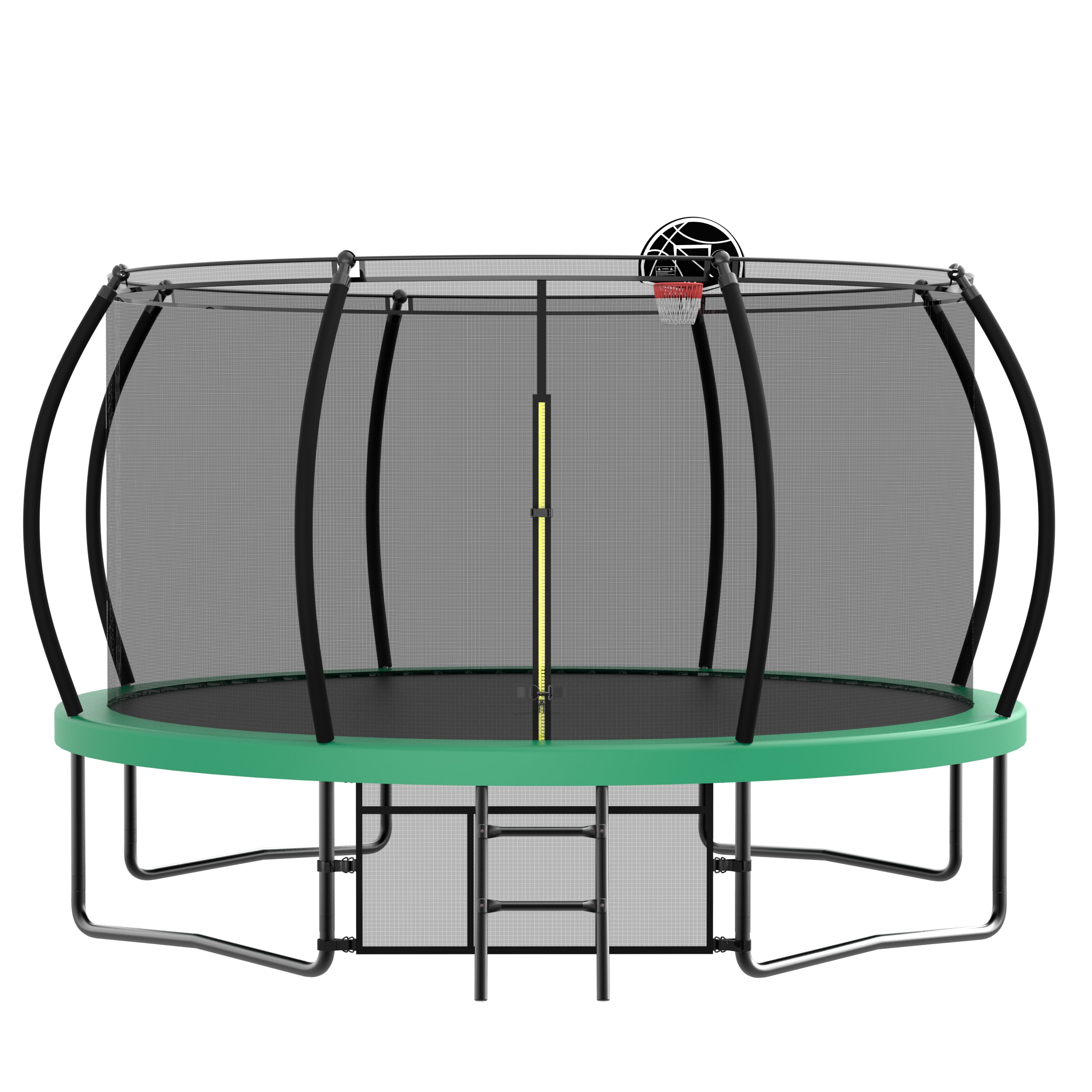 Damerin TRAA20 Trampolines 12-ft Round Kids in Green