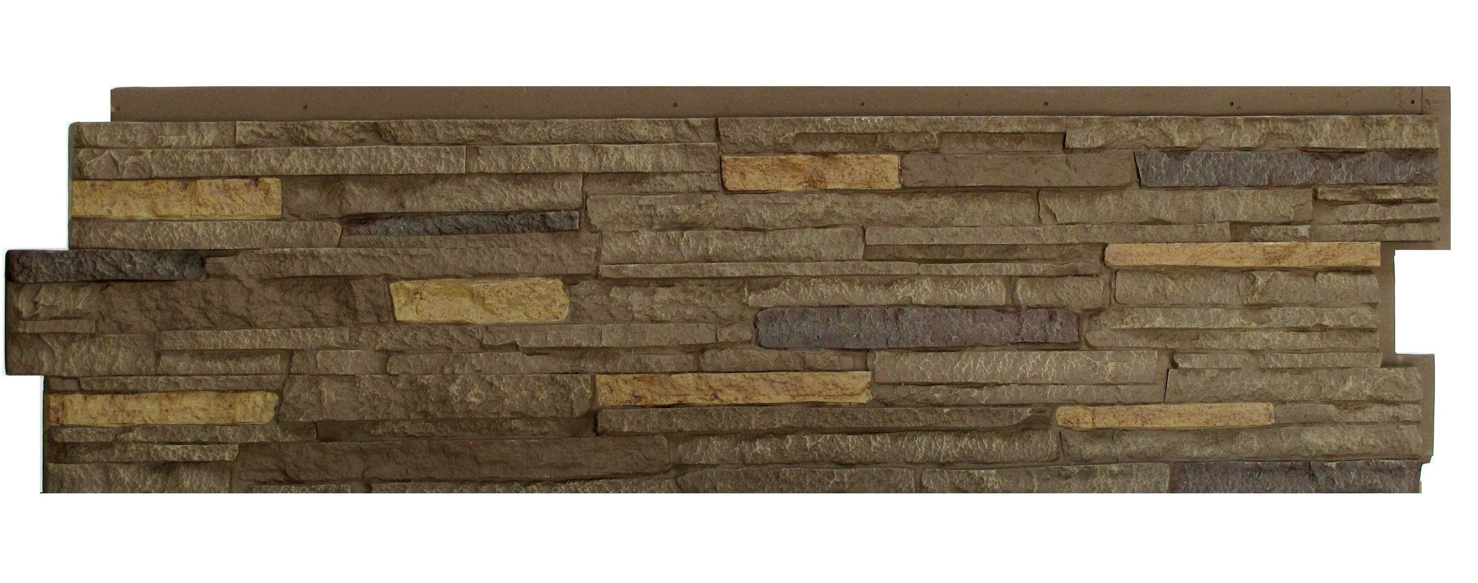 NextStone STSP-WB-5 Stacked Stone 18.15 Square feet Walnut brown Faux stone veneer