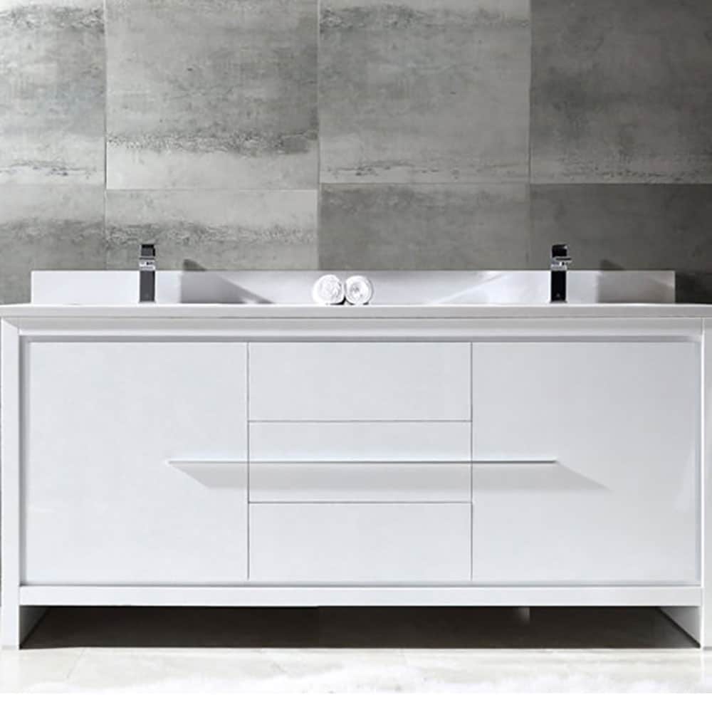 Fresca FCB8172WH-CWH-U Bath-Vanity-Combo - View #10