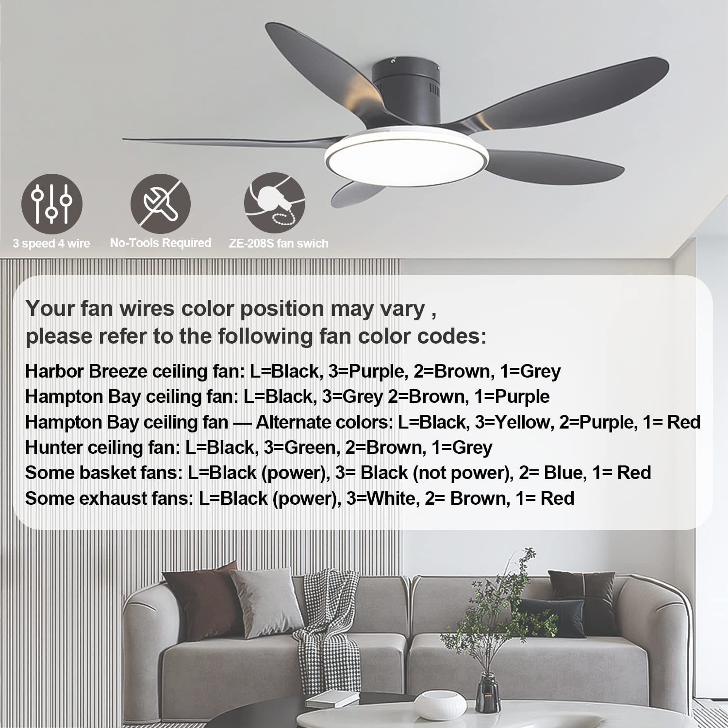 Anqtovp LAN0817N028 Ceiling-Fan-Mtg-Hdwr - View #4