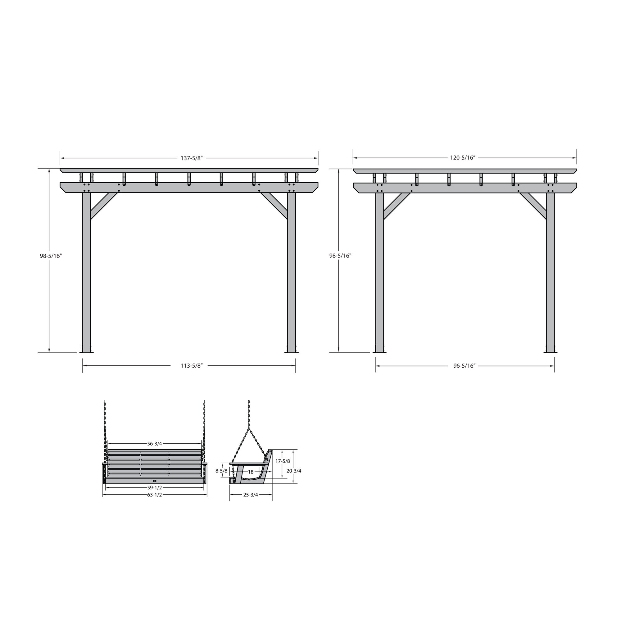 highwood AD-KITPGLA101202-ACE Pergolas-2 - View #9