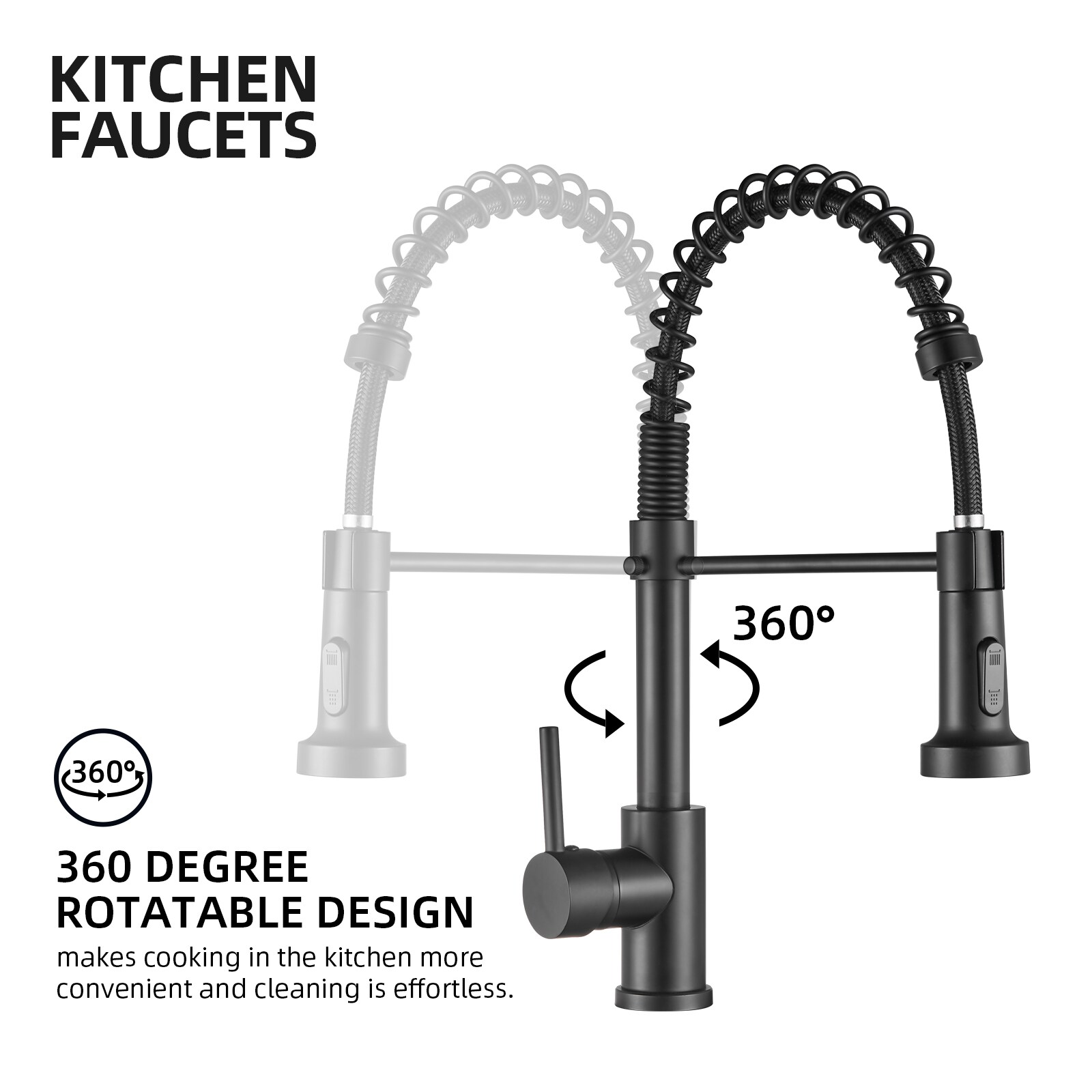 Zalerock L2KF45 Kitchen-Faucets - View #2