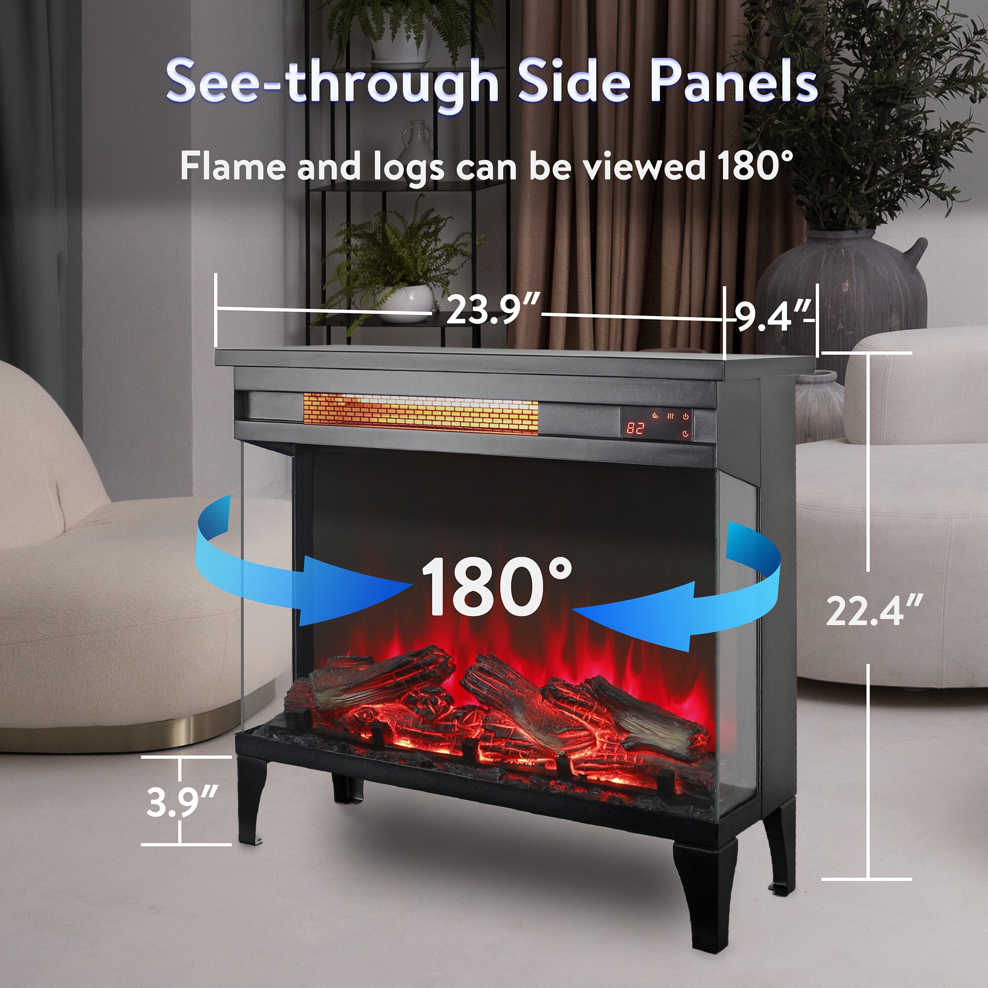 SINOFURN SYC070044BK Electric-Fireplaces - View #8