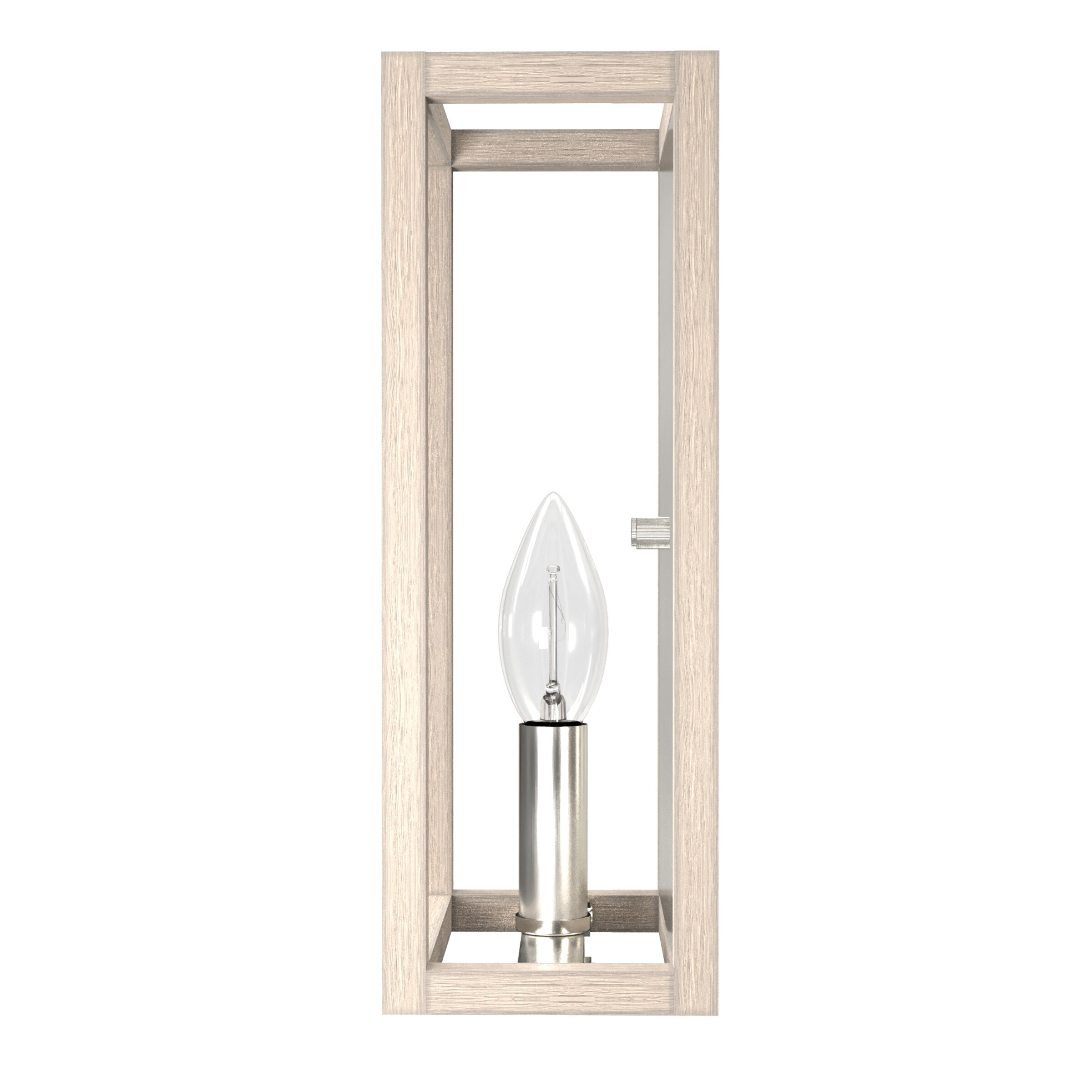 Elegant Brushed Nickel Dimmable Wall Sconce, Direct & Plug-In Electric