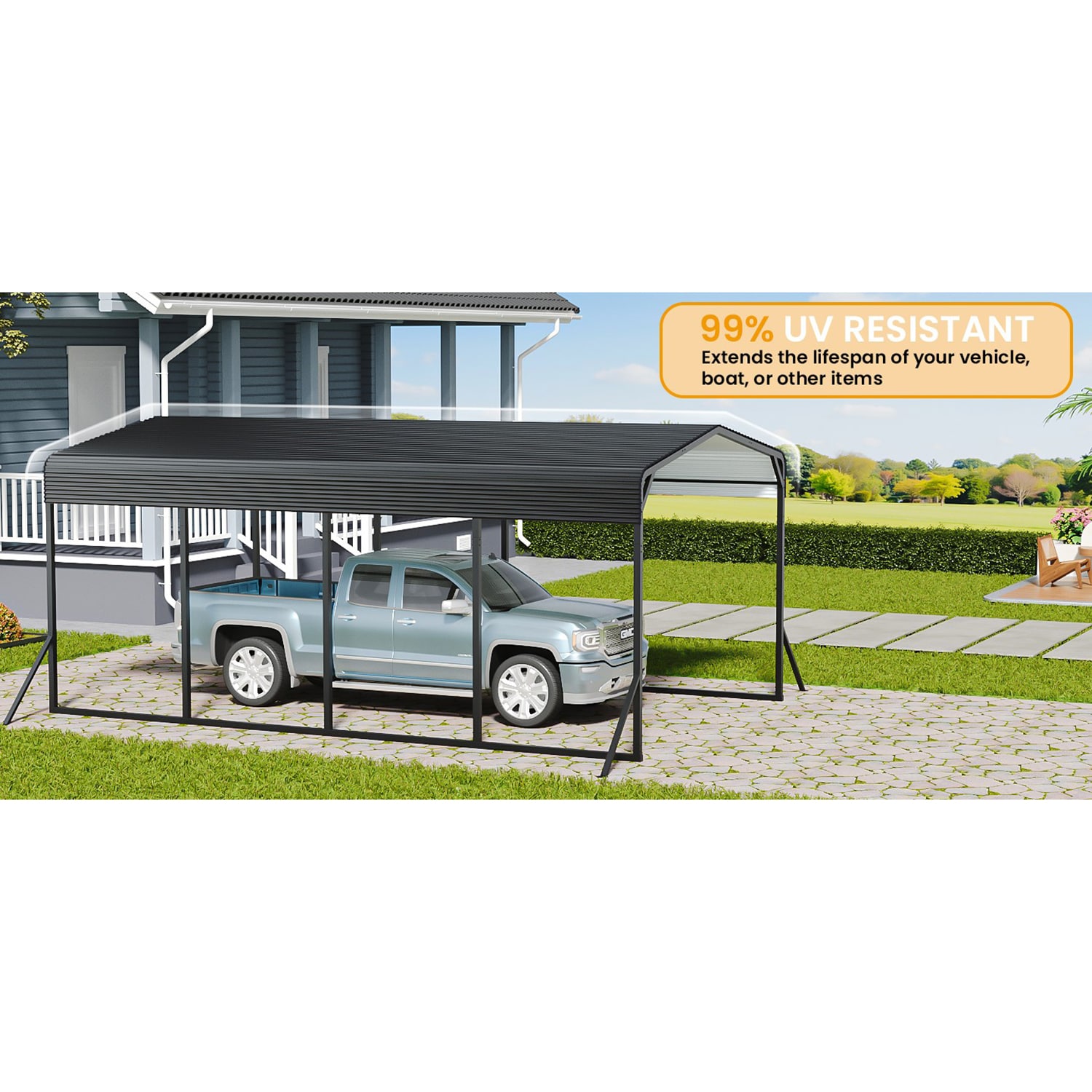GZMR GM-SS-00089 Carport-Covers - View #11