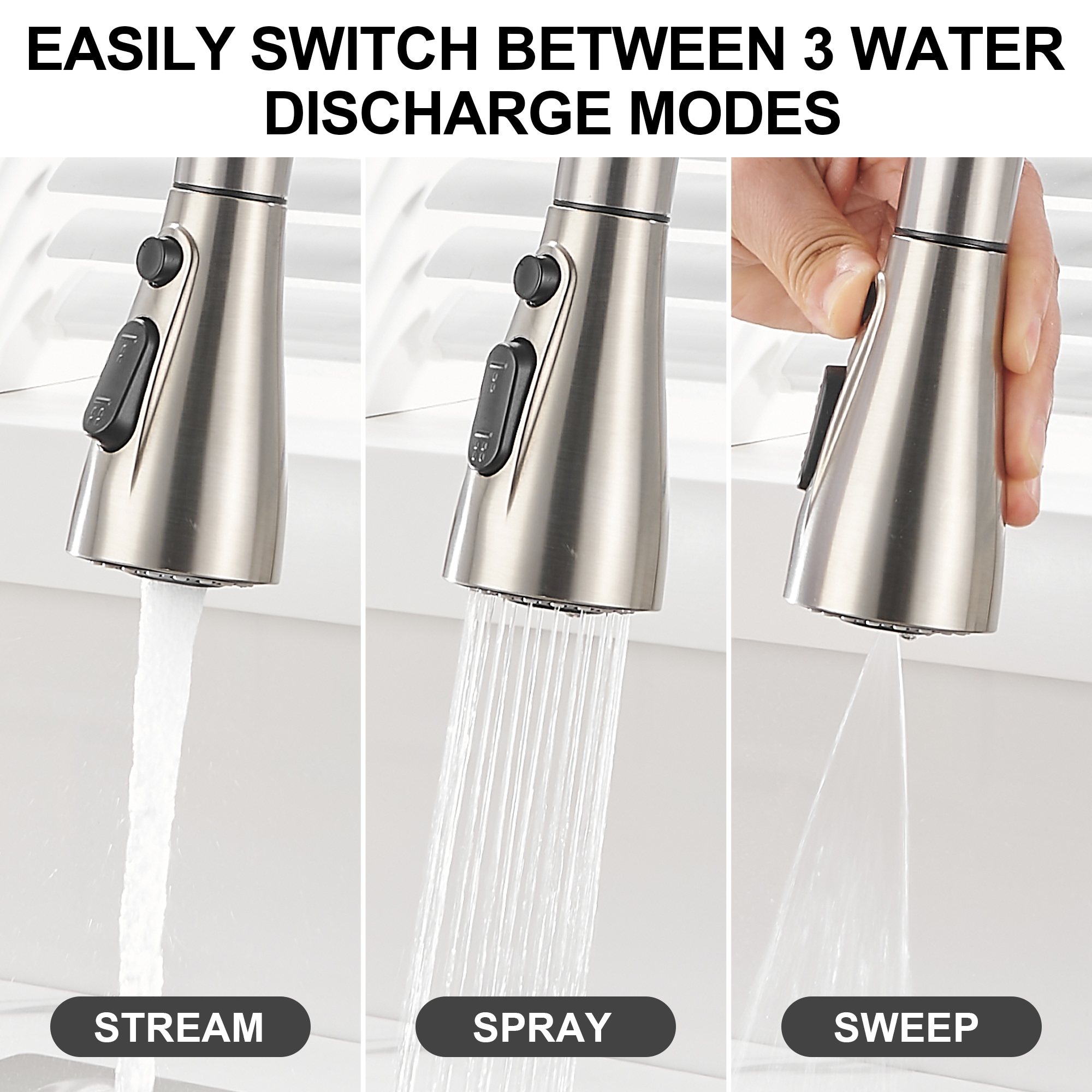 Zalerock L2KF22 Kitchen-Faucets - View #3