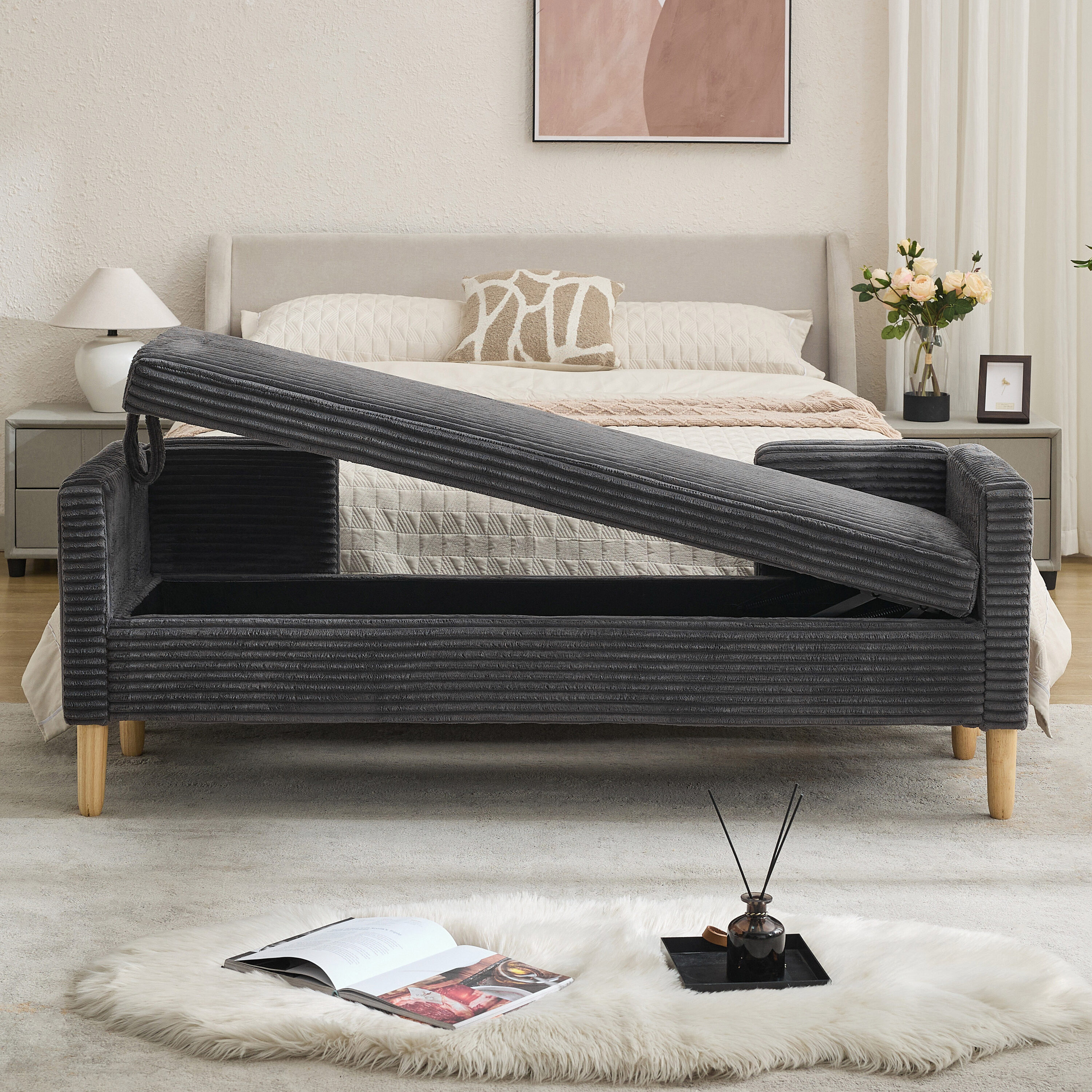 Hrinhom HC-S4112-CHARCOAL bench - View #5