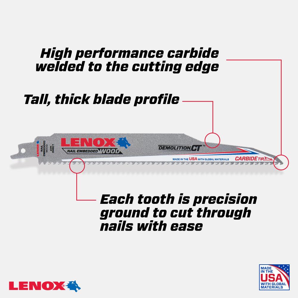 LENOX 1832143 Reciprocating-Saw-Blades - View #2