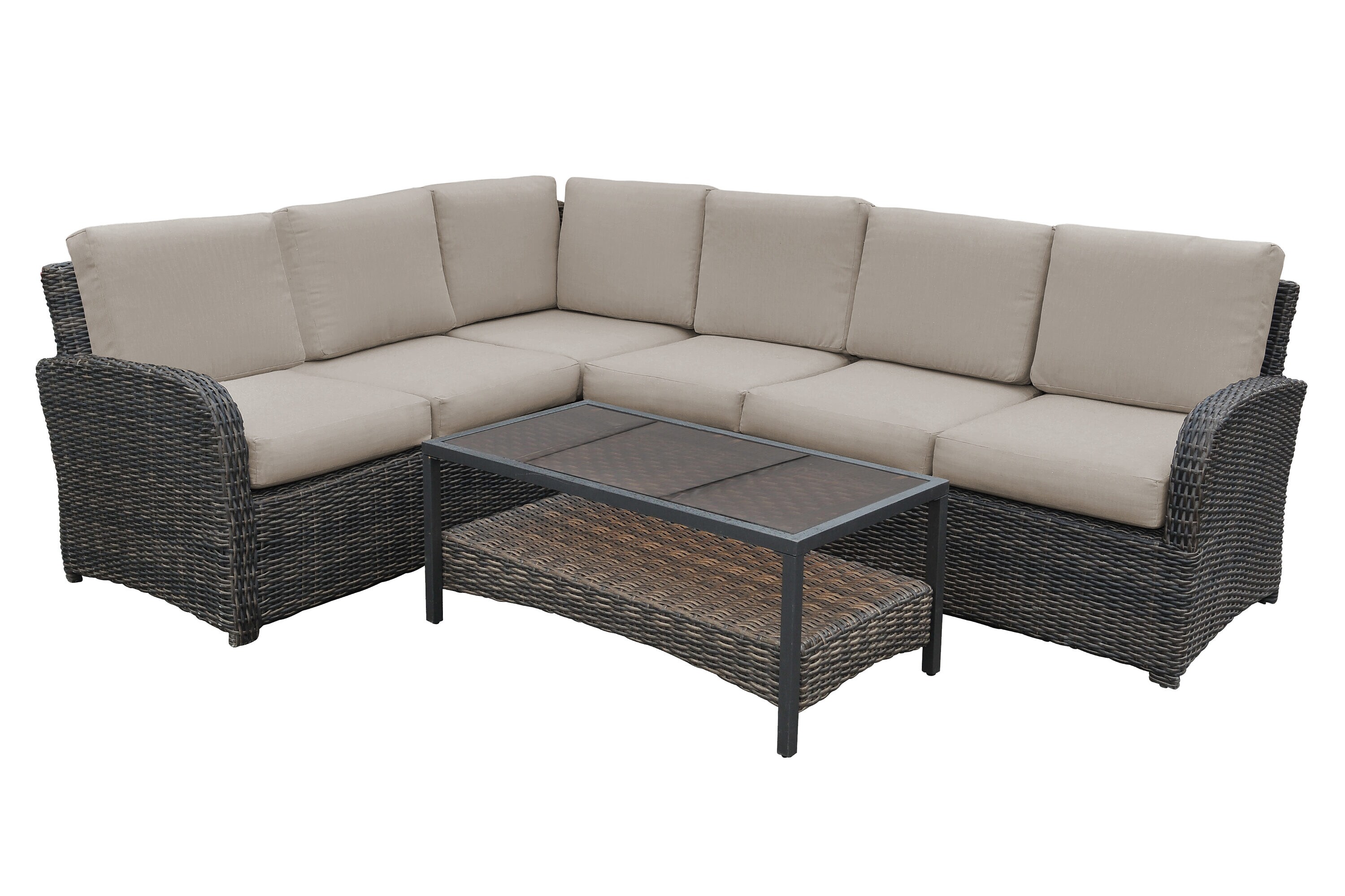 Leisure Made 779665-TAN Patio-Sofas-Daybeds - View #6