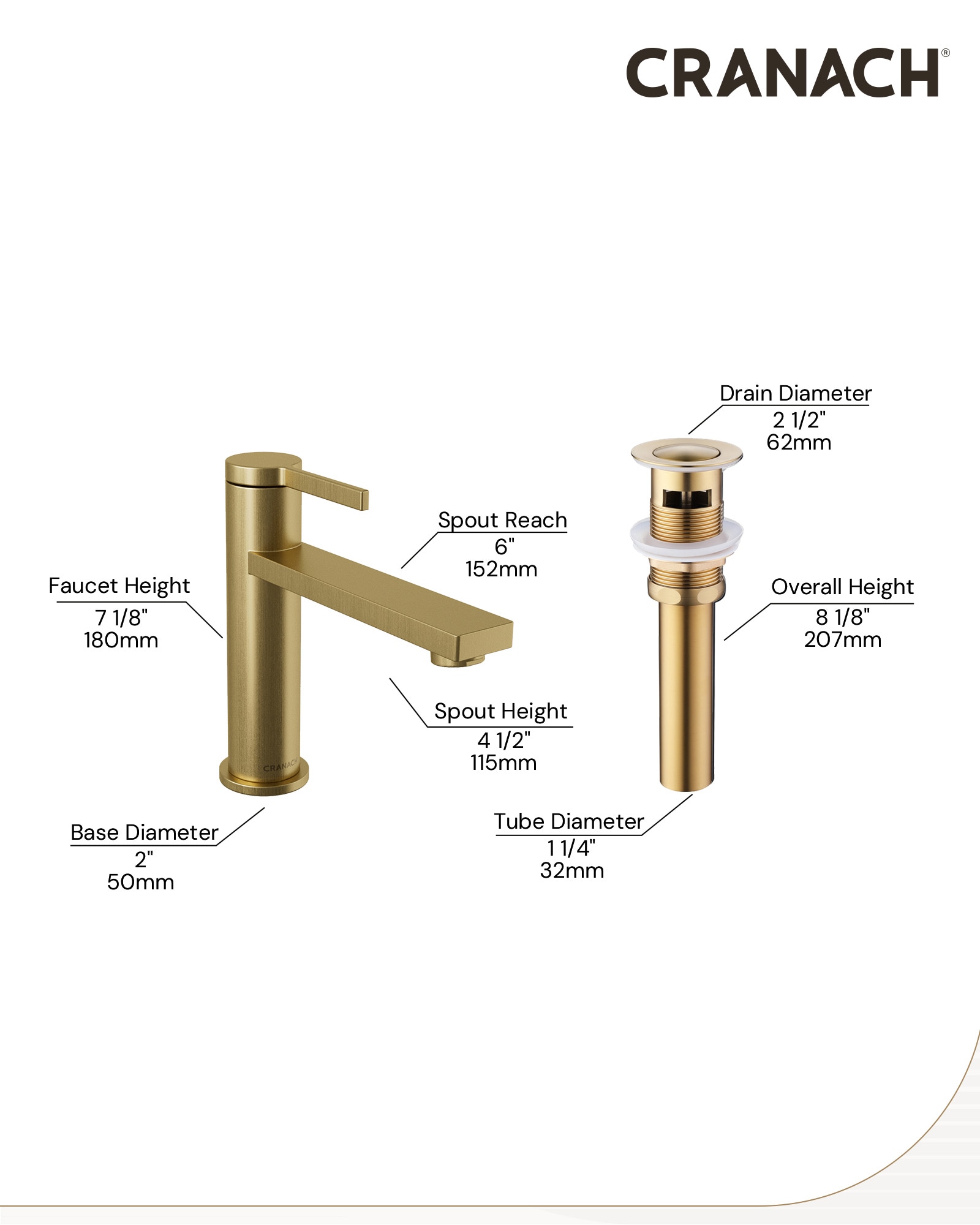 CRANACH C50.TN01.BG Lavatory-Faucets - View #12