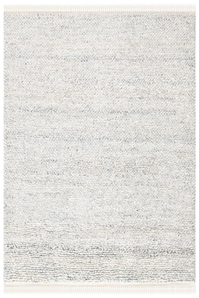 Safavieh CSB521F-4 Casablanca Boras 4 x 6 (ft) Knotted Wool Gray Rectangular Indoor Moroccan Area rug