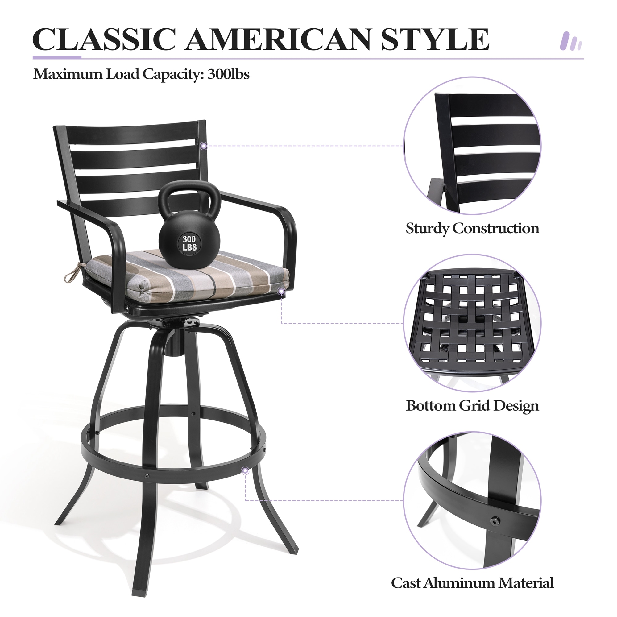 Crestlive Products CL-ST007CHA-2 Patio-Chairs - View #7