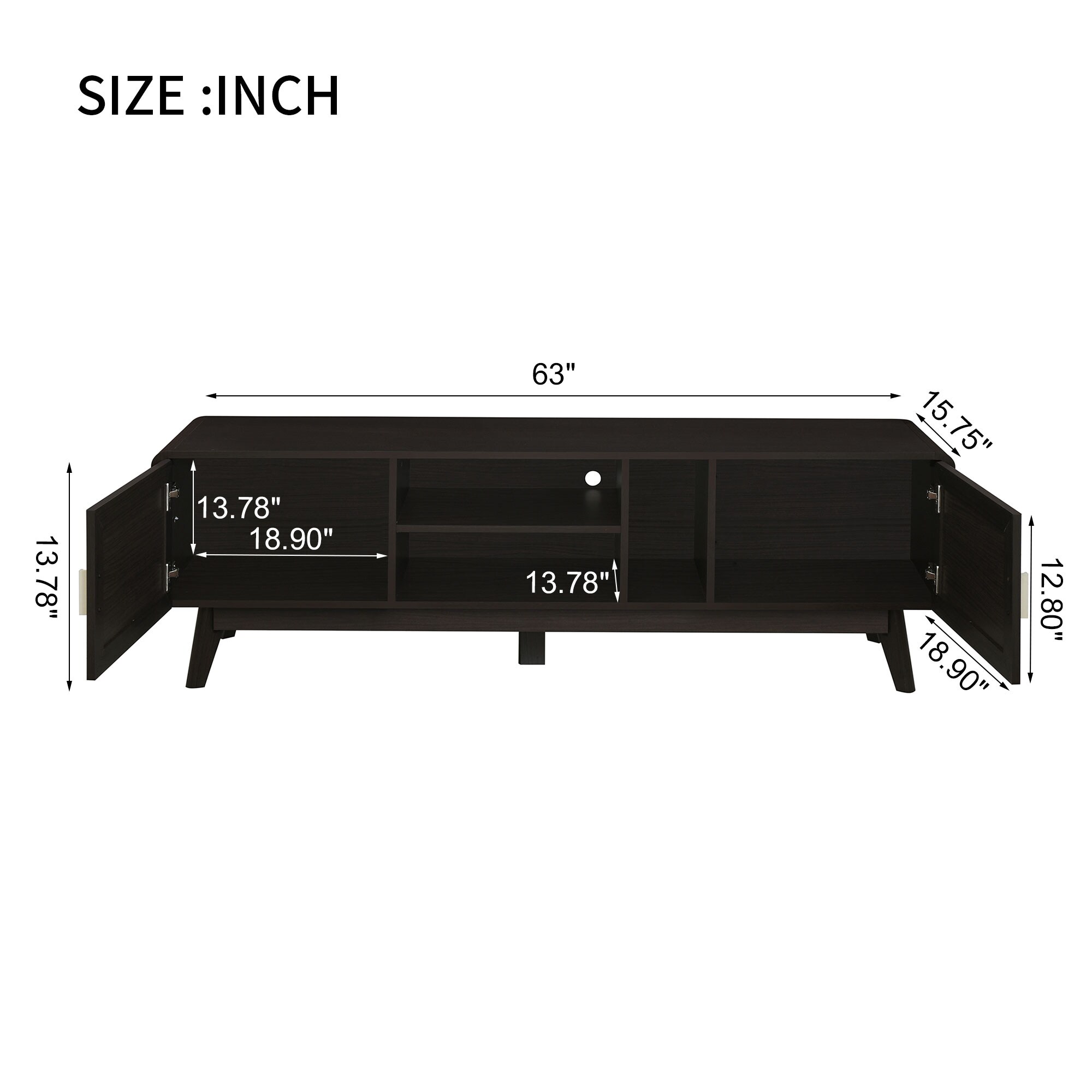 Clihome CW-HW60356WT Tv-Stands - View #8