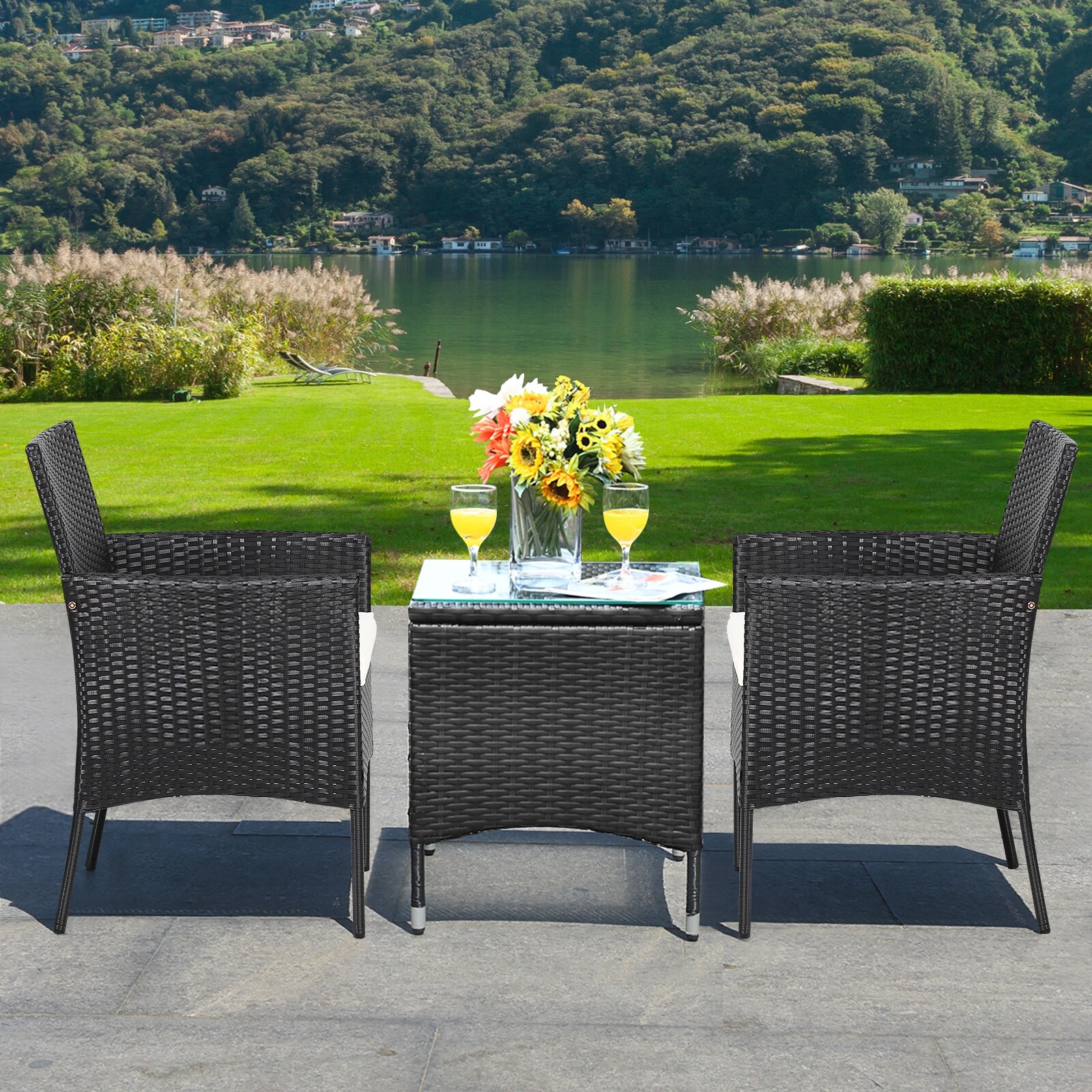 Slickblue D-CO-78776WH Patio-Chairs - View #3