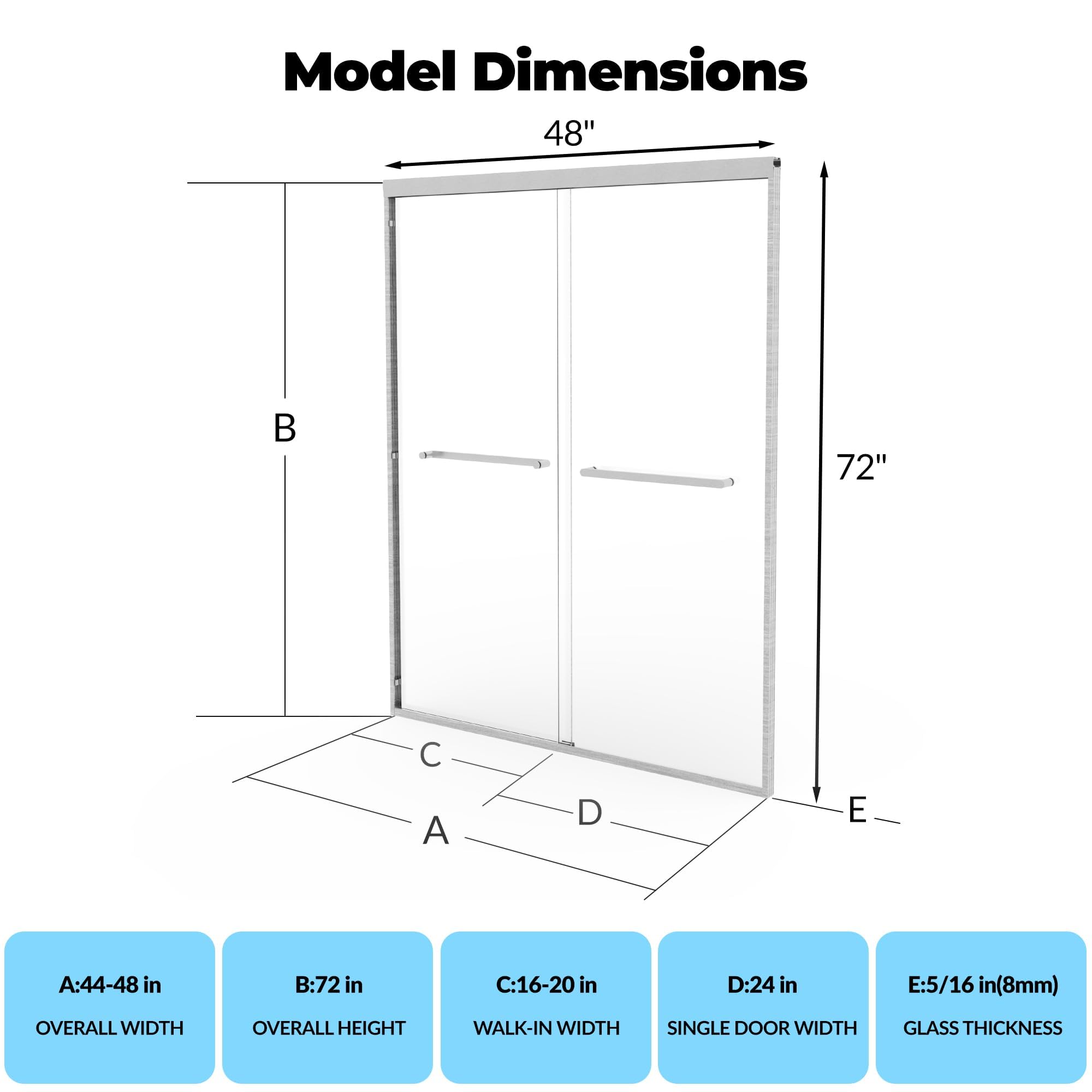 Aoile XH260905100 Shower-Doors - View #6