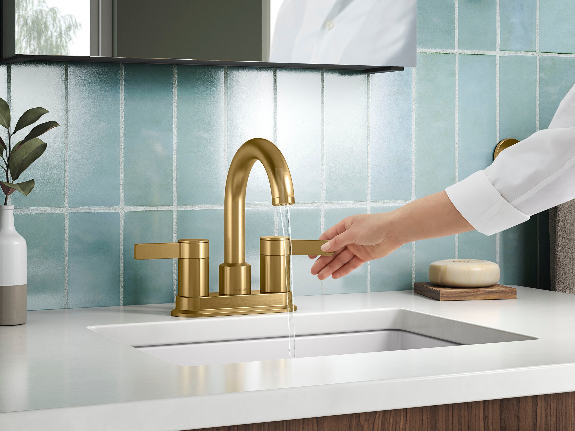 KOHLER REC28732-4D-2MB Lavatory-Faucets - View #3